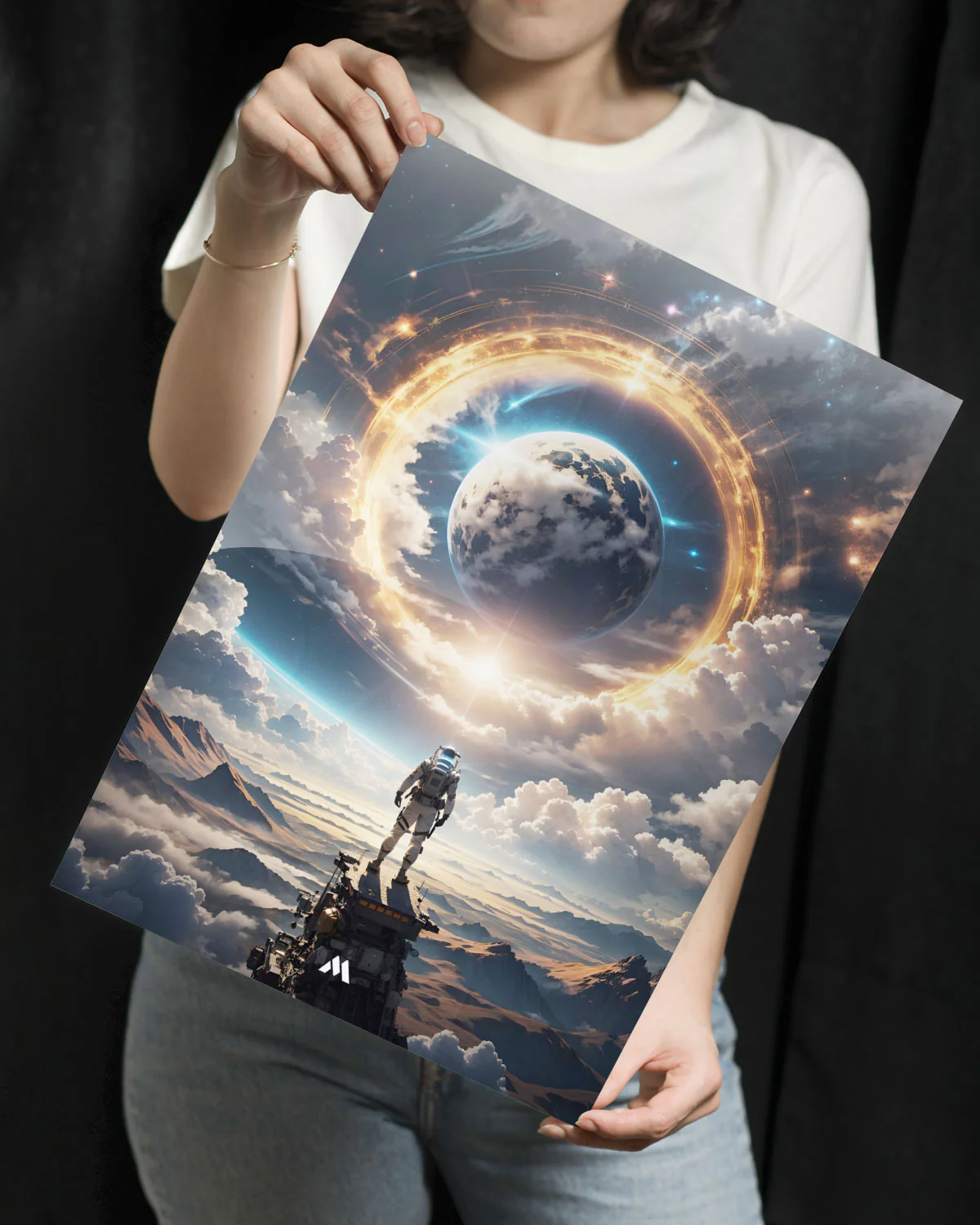Rings on the Planet Metal-Poster - Image 3