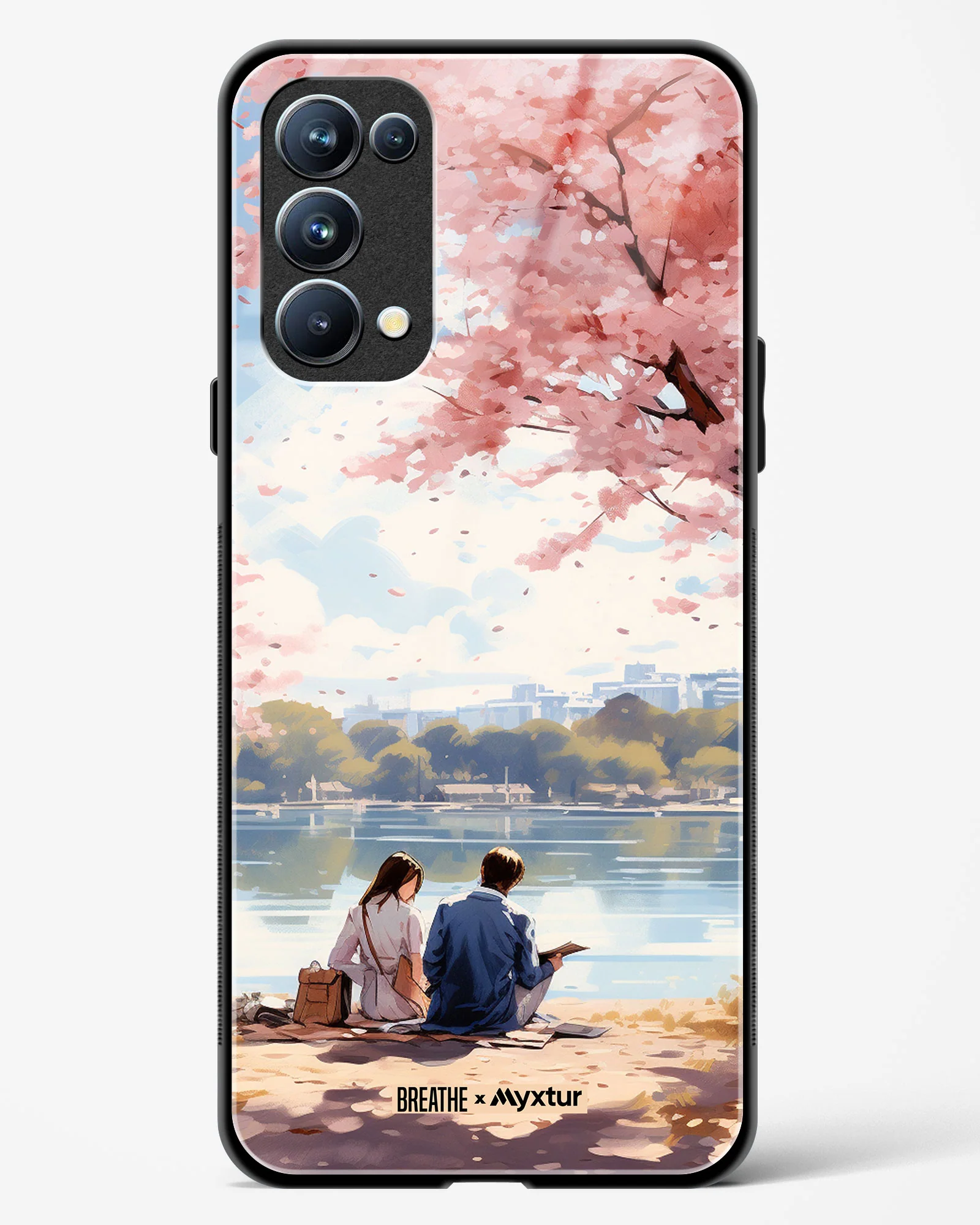 Sakura Serenade [BREATHE] Glass Case Phone Cover (Oppo) - Image 103