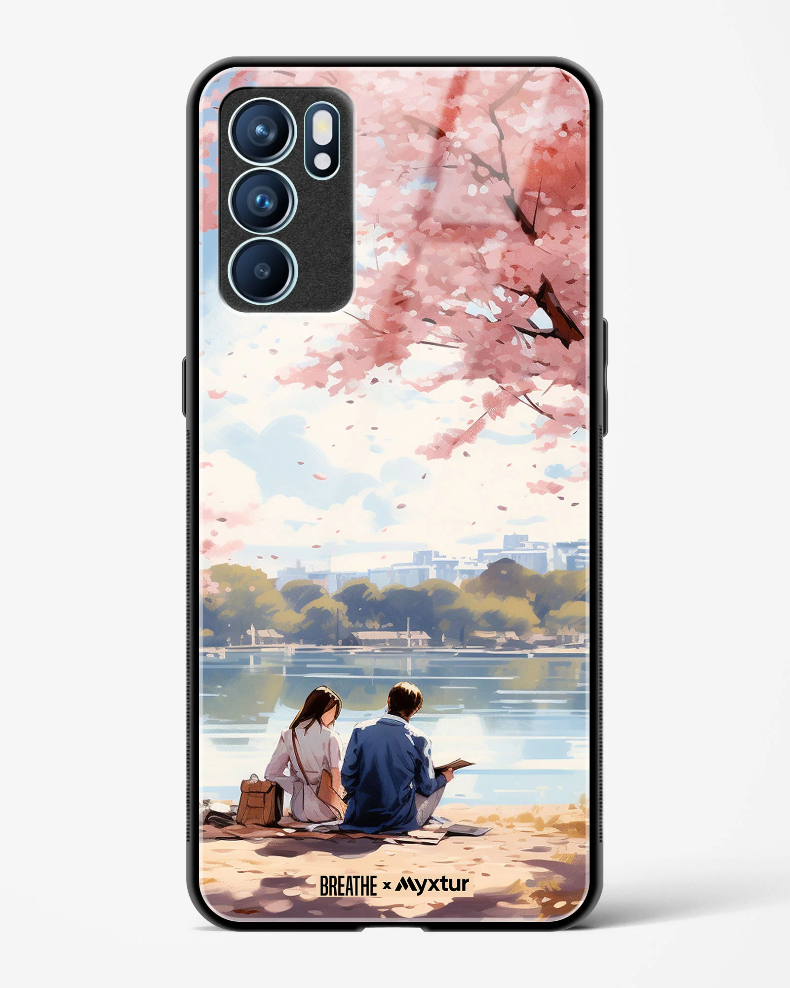 Sakura Serenade [BREATHE] Glass Case Phone Cover (Oppo) - Image 107