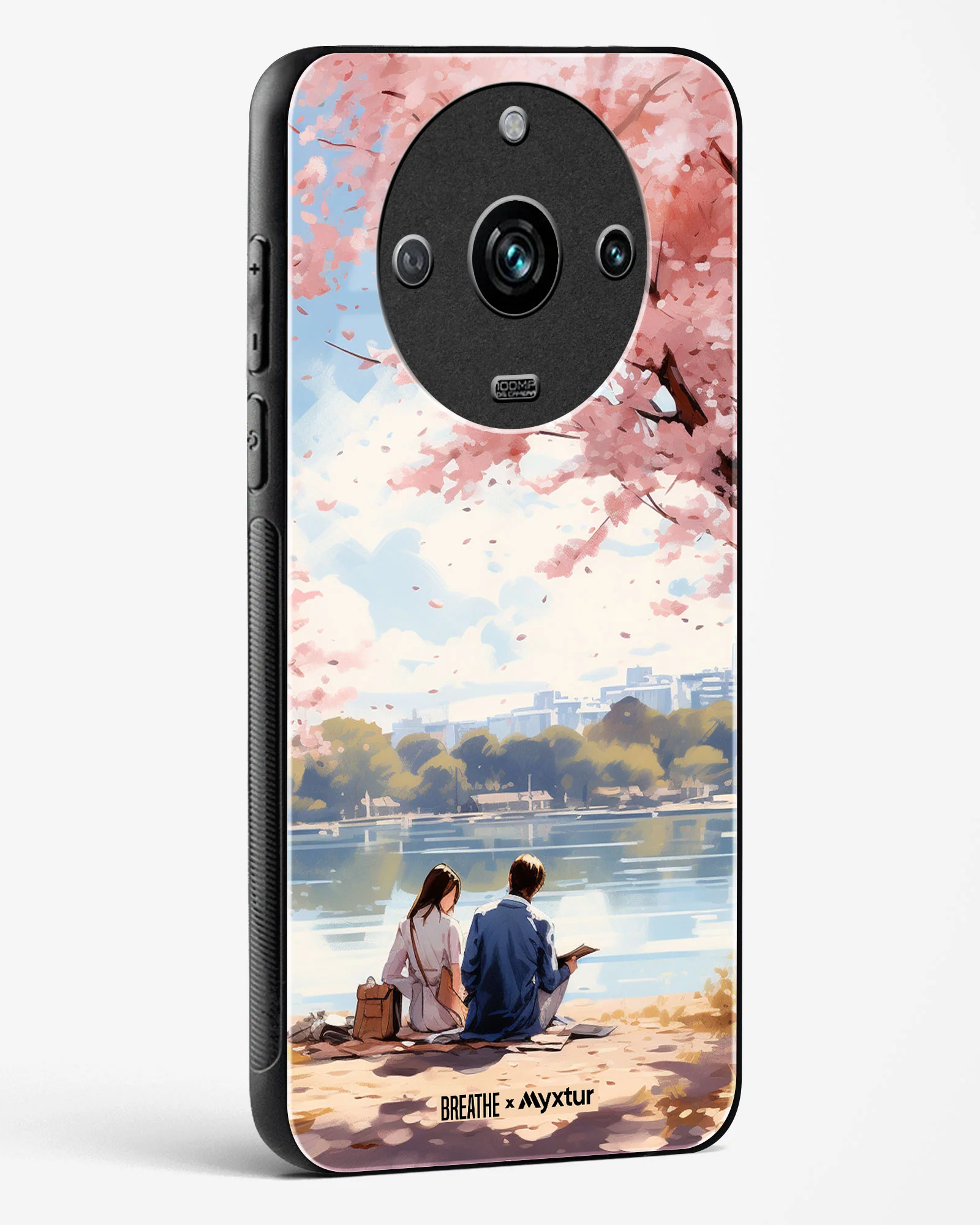 Sakura Serenade [BREATHE] Glass Case Phone Cover (Realme) - Image 114
