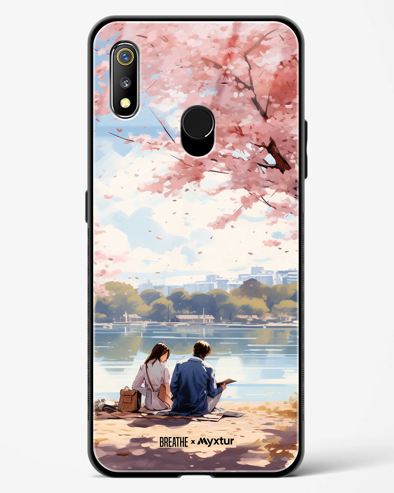 Sakura Serenade [BREATHE] Glass Case Phone Cover (Realme) - Image 35