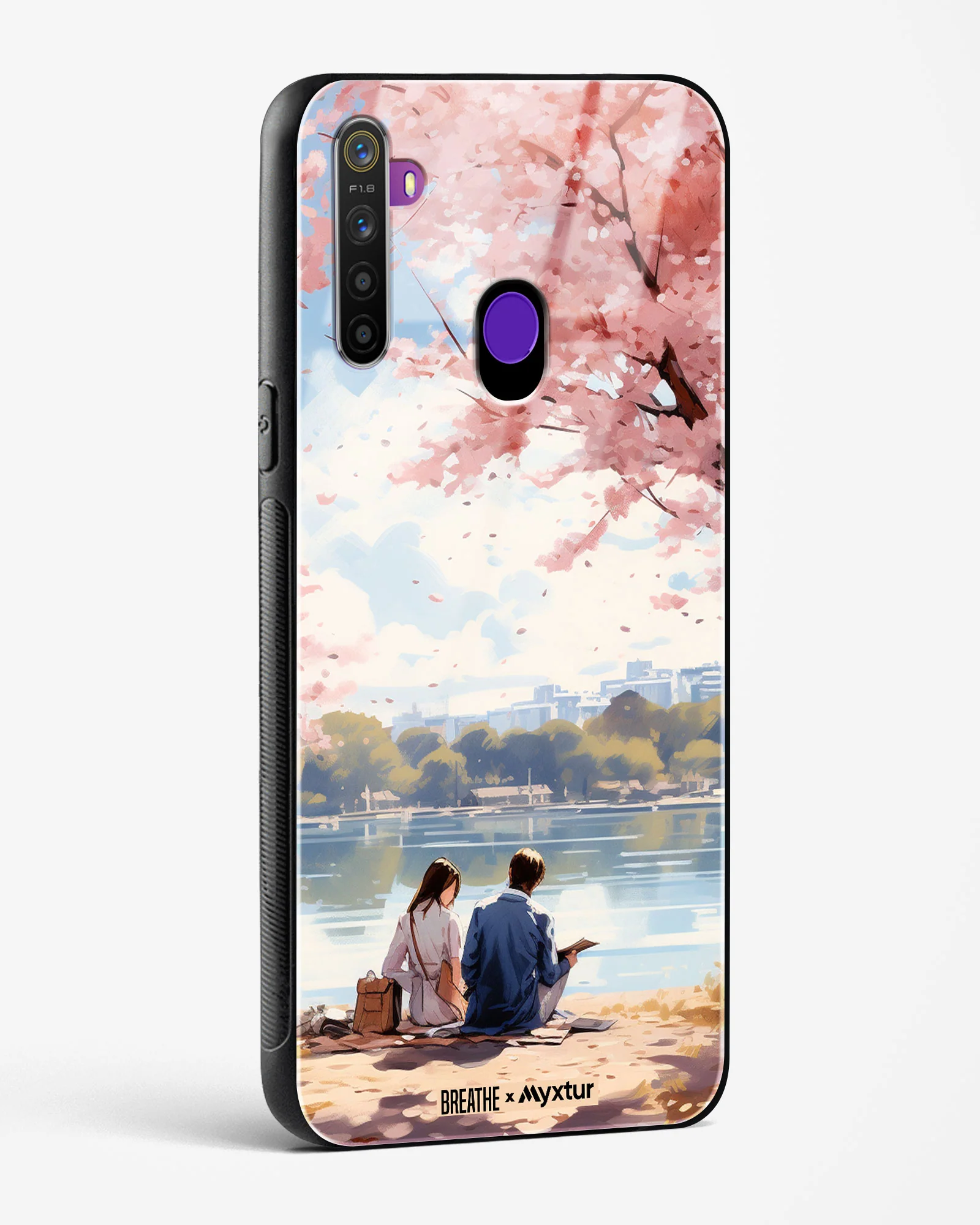 Sakura Serenade [BREATHE] Glass Case Phone Cover (Realme) - Image 40