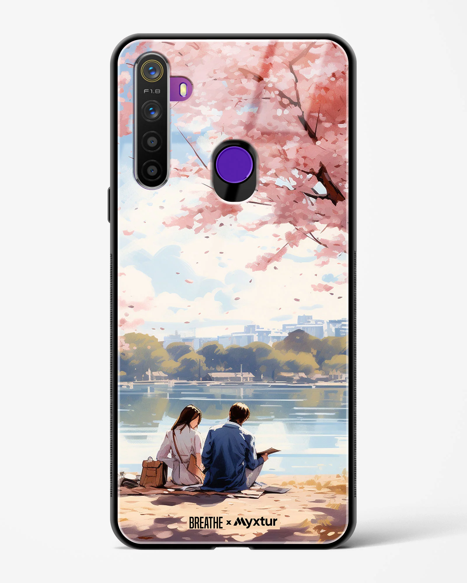 Sakura Serenade [BREATHE] Glass Case Phone Cover (Realme) - Image 43