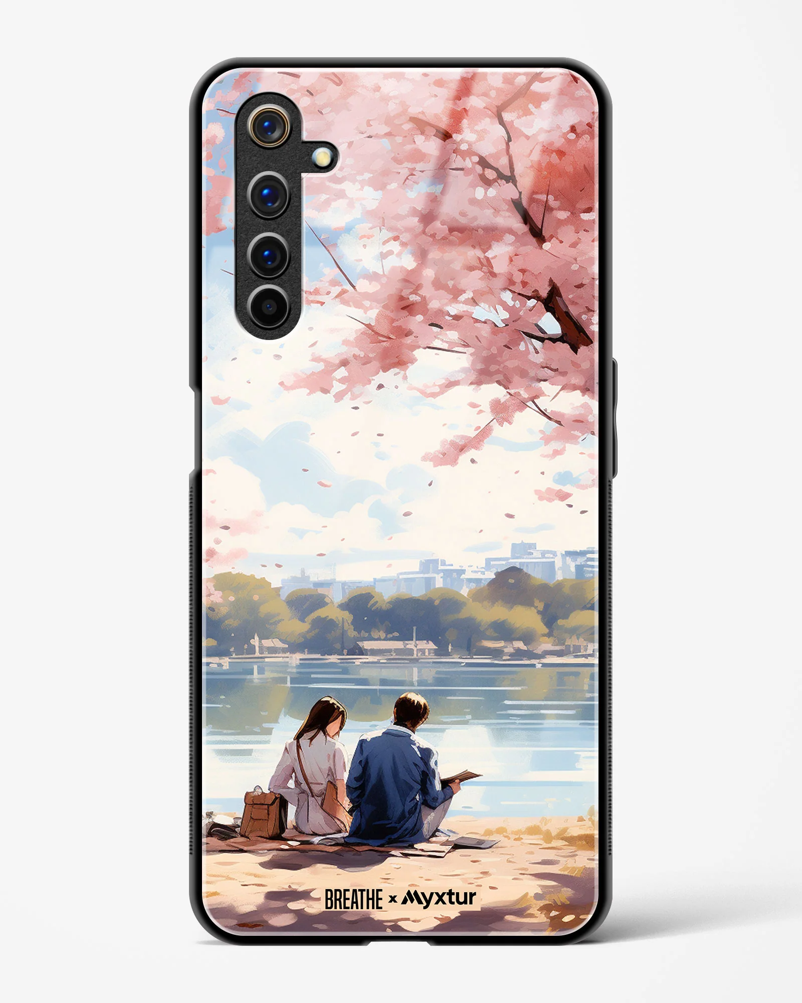 Sakura Serenade [BREATHE] Glass Case Phone Cover (Realme) - Image 45
