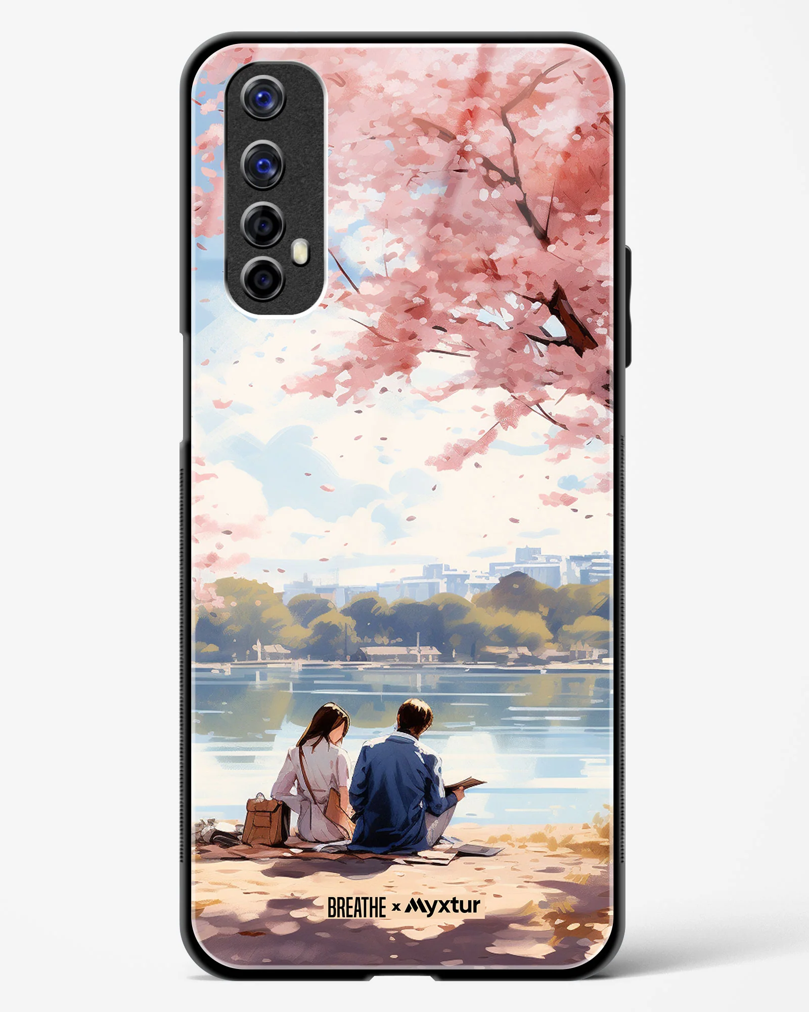 Sakura Serenade [BREATHE] Glass Case Phone Cover (Realme) - Image 53