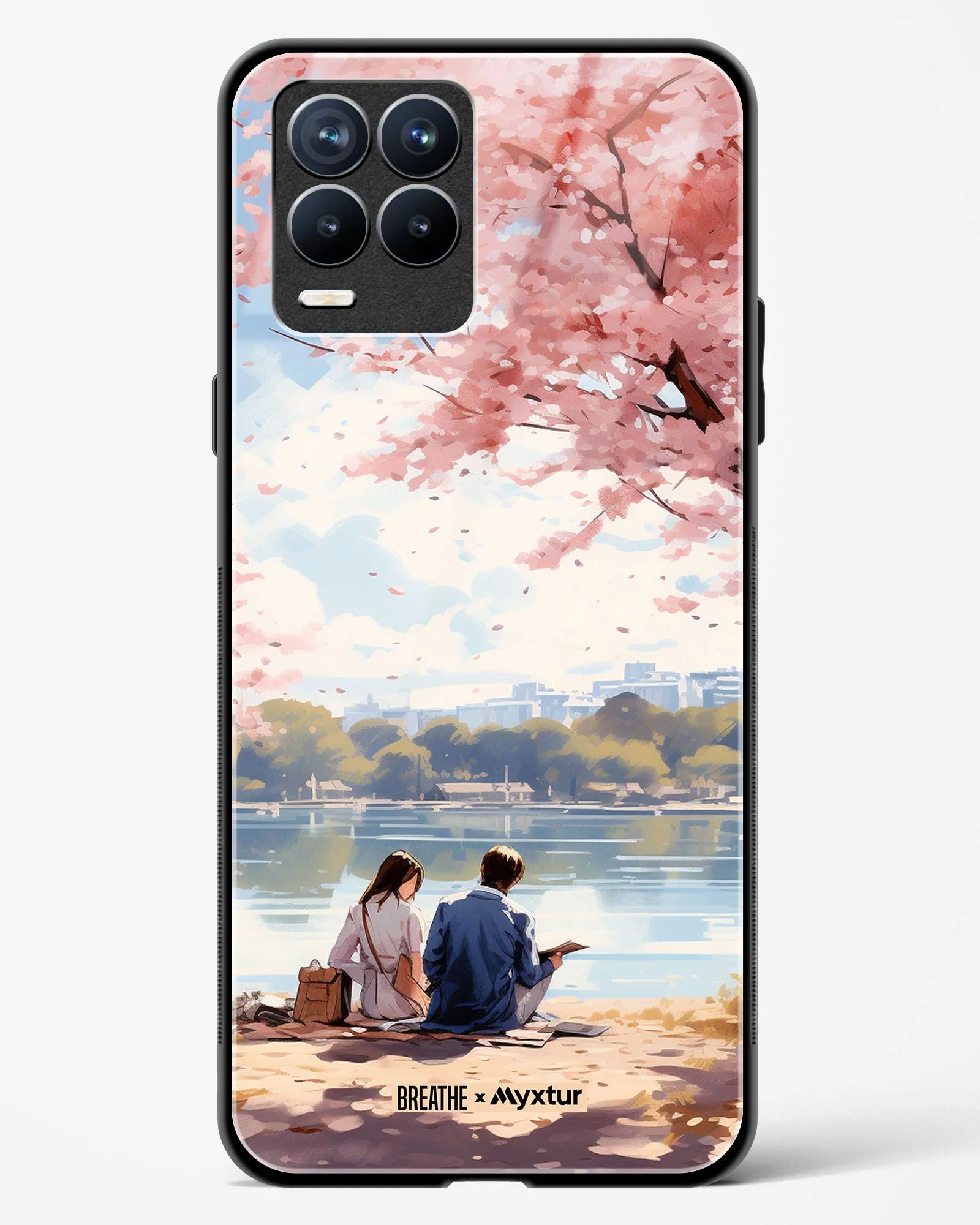 Sakura Serenade [BREATHE] Glass Case Phone Cover (Realme) - Image 59