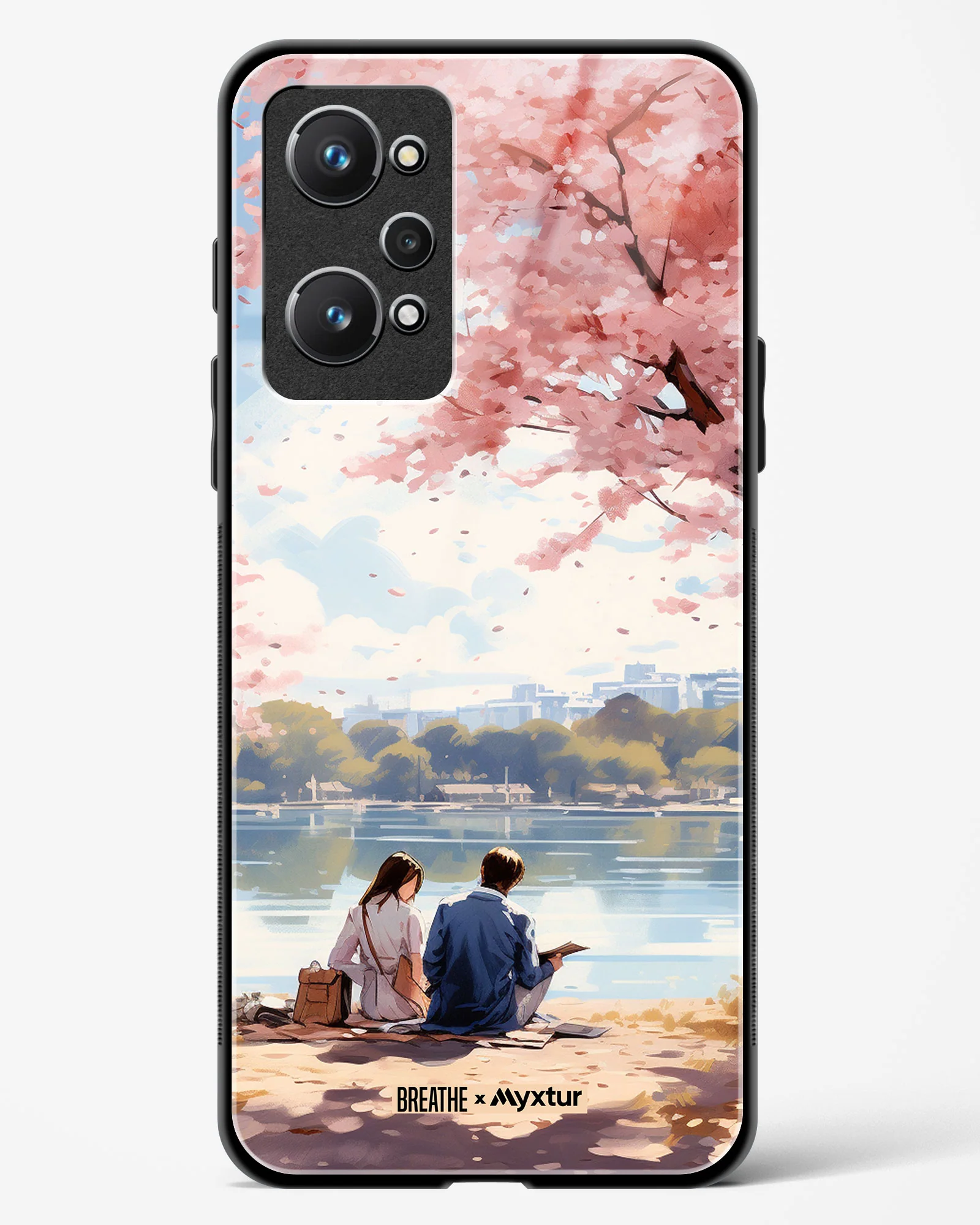 Sakura Serenade [BREATHE] Glass Case Phone Cover (Realme) - Image 95