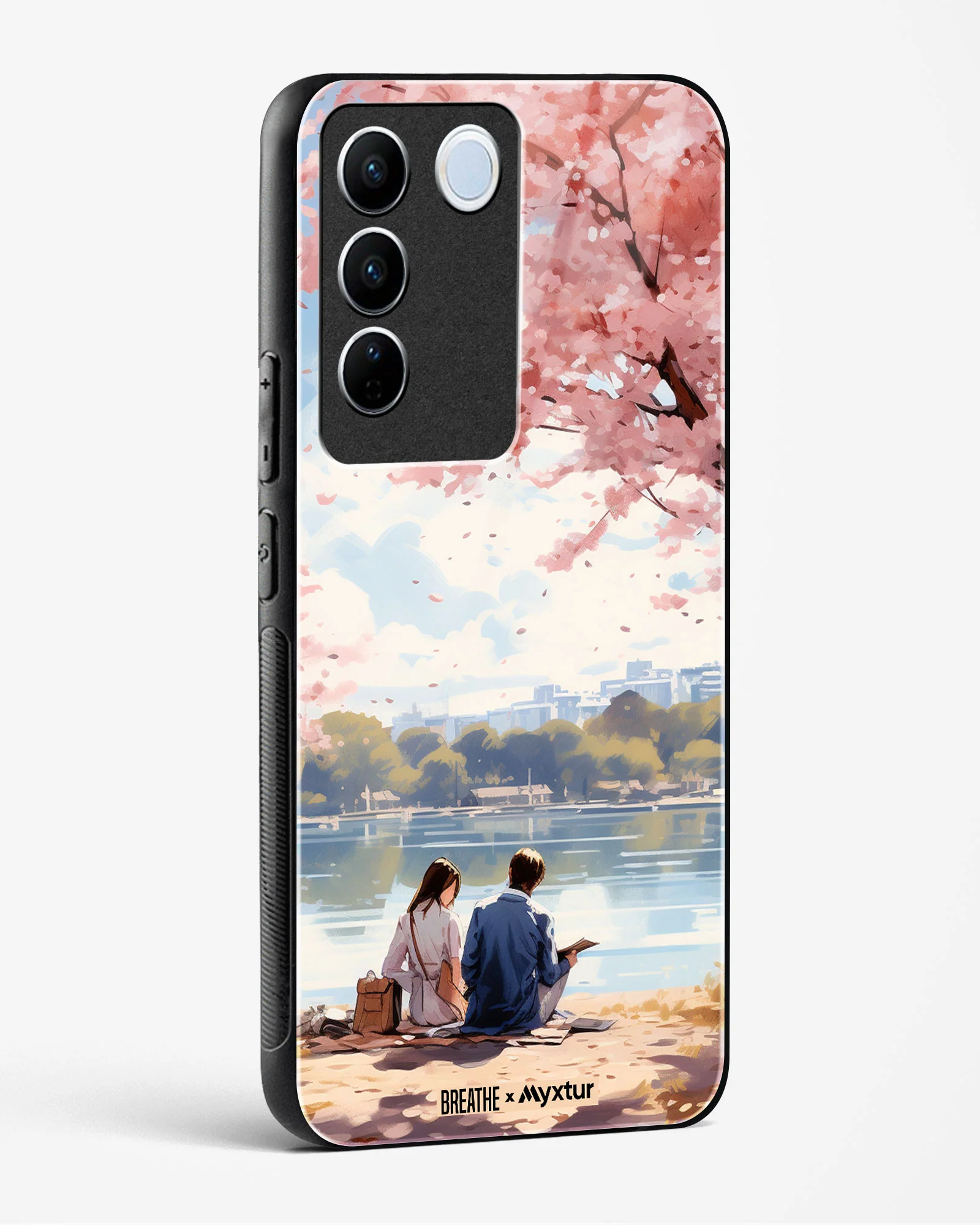 Sakura Serenade [BREATHE] Glass Case Phone Cover (Vivo) - Image 104