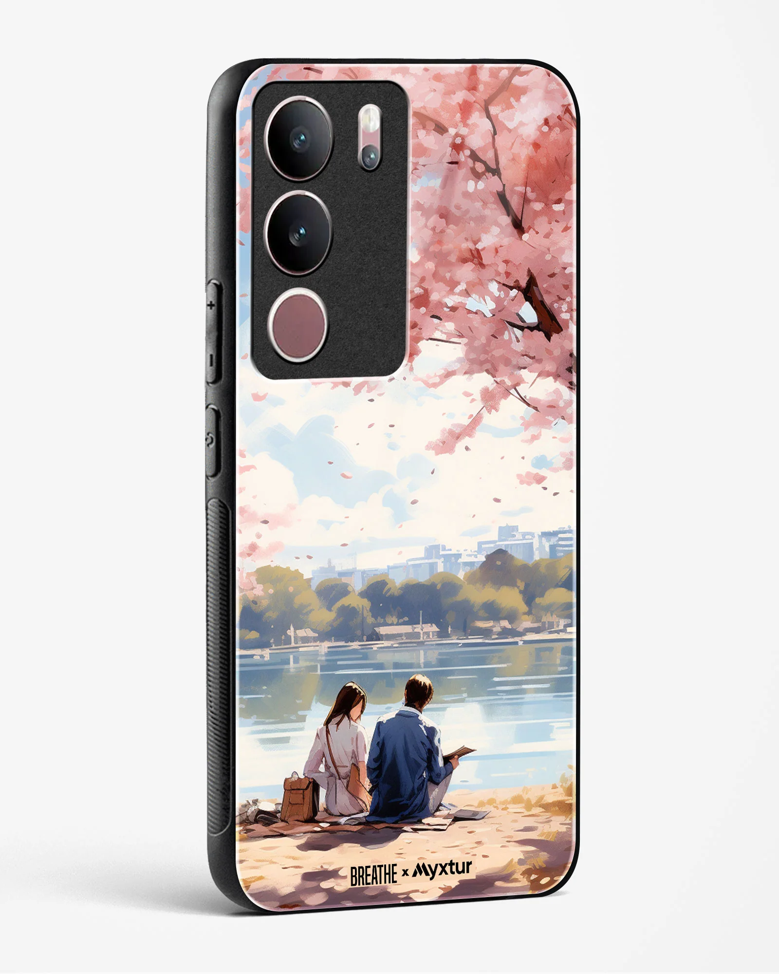 Sakura Serenade [BREATHE] Glass Case Phone Cover (Vivo) - Image 110