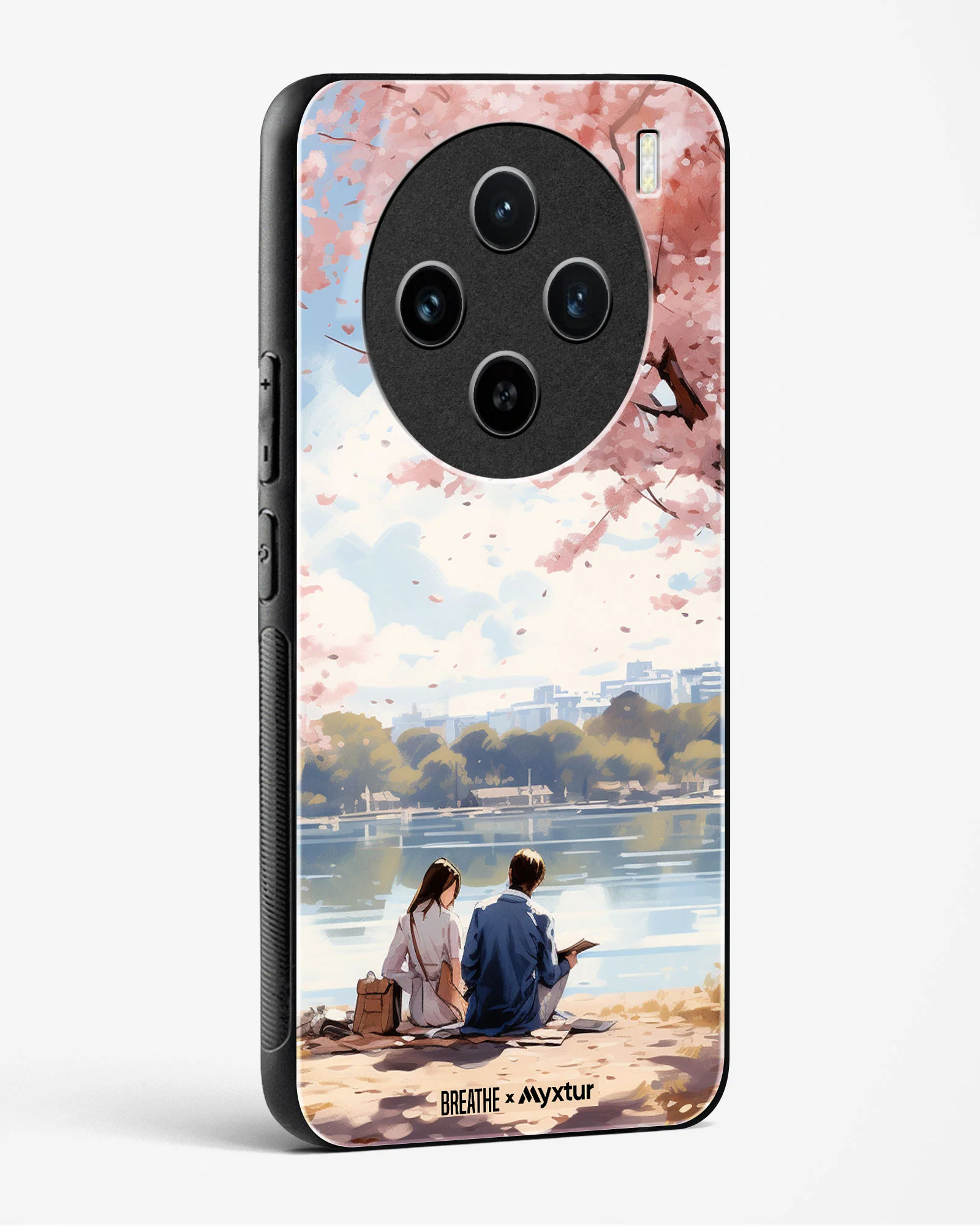 Sakura Serenade [BREATHE] Glass Case Phone Cover (Vivo) - Image 126