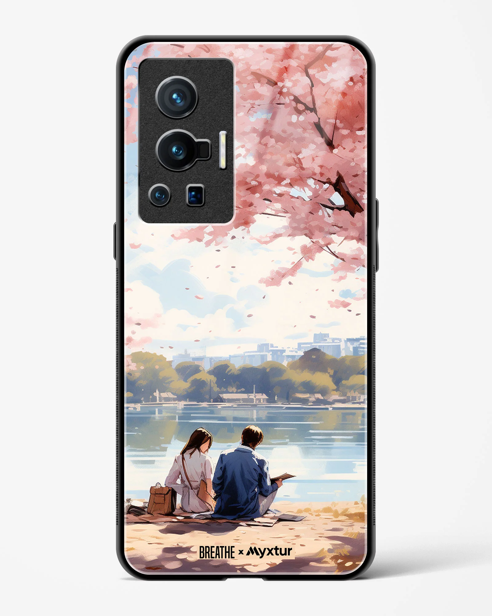 Sakura Serenade [BREATHE] Glass Case Phone Cover (Vivo) - Image 135