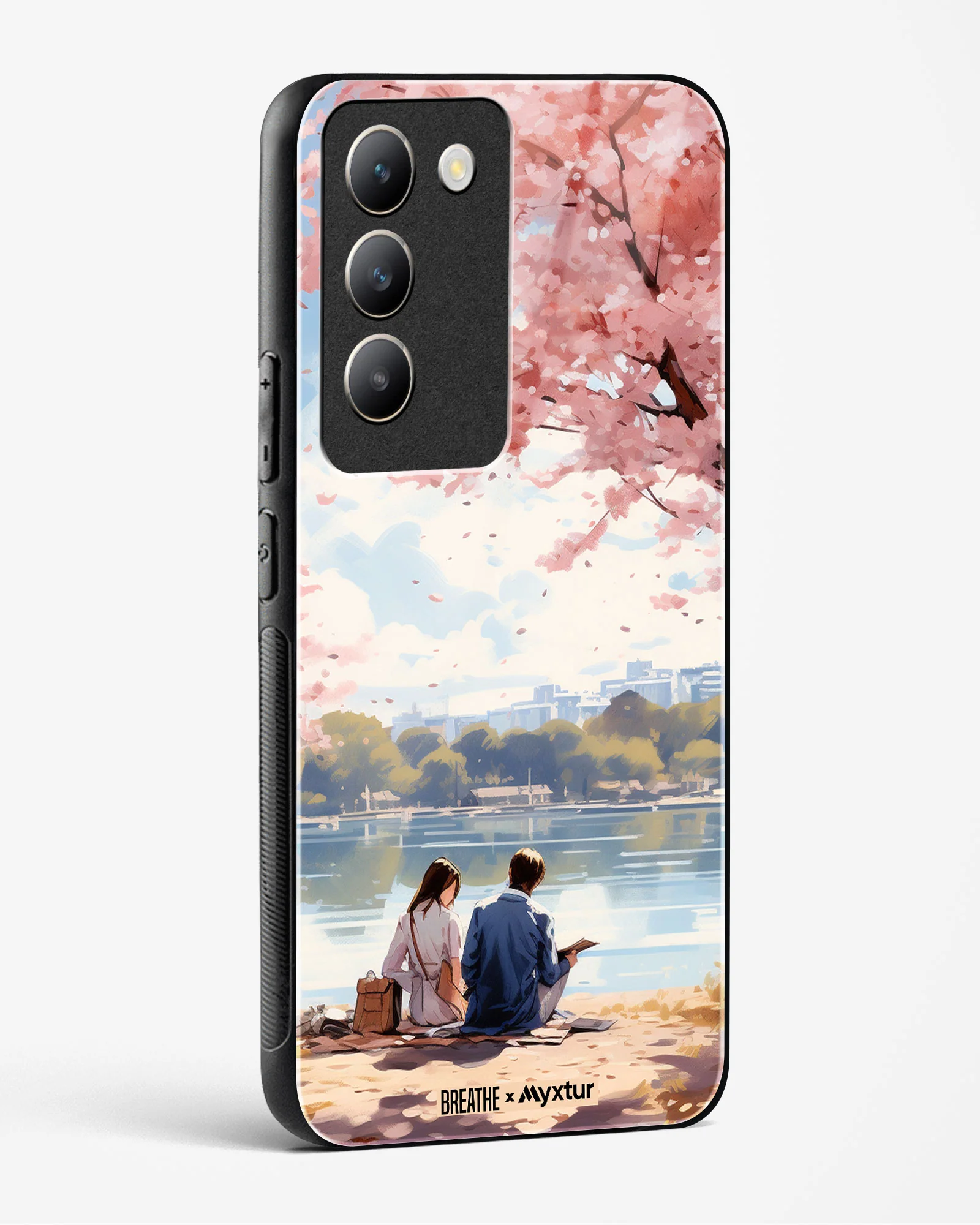 Sakura Serenade [BREATHE] Glass Case Phone Cover (Vivo) - Image 156