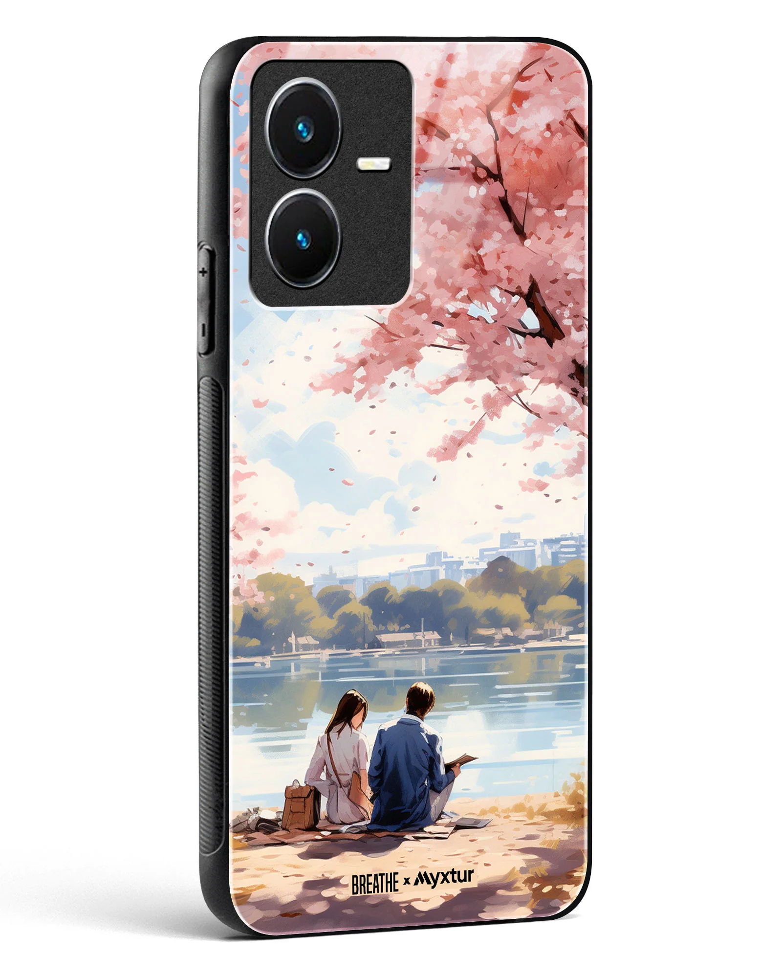 Sakura Serenade [BREATHE] Glass Case Phone Cover (Vivo) - Image 158