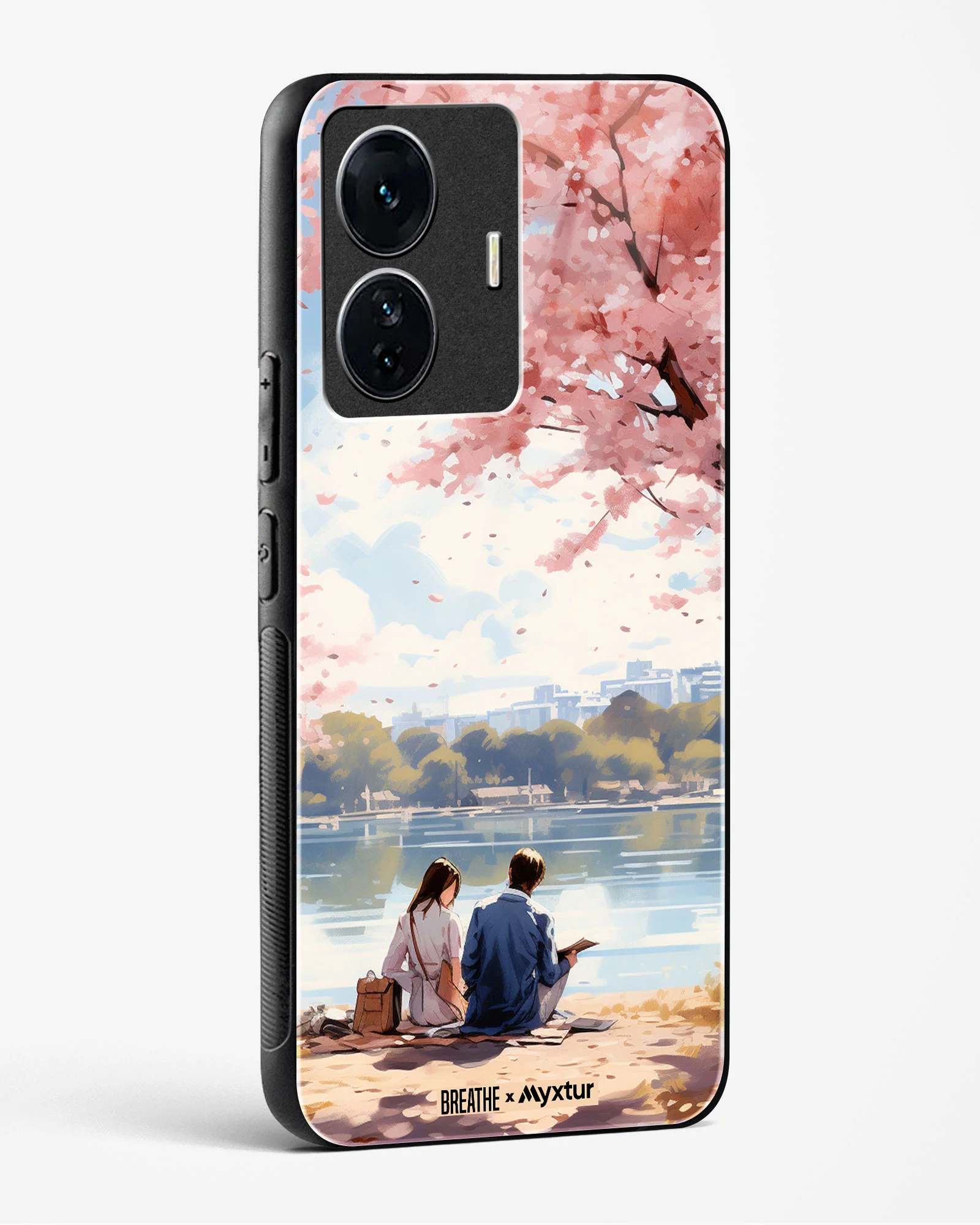 Sakura Serenade [BREATHE] Glass Case Phone Cover (Vivo) - Image 16