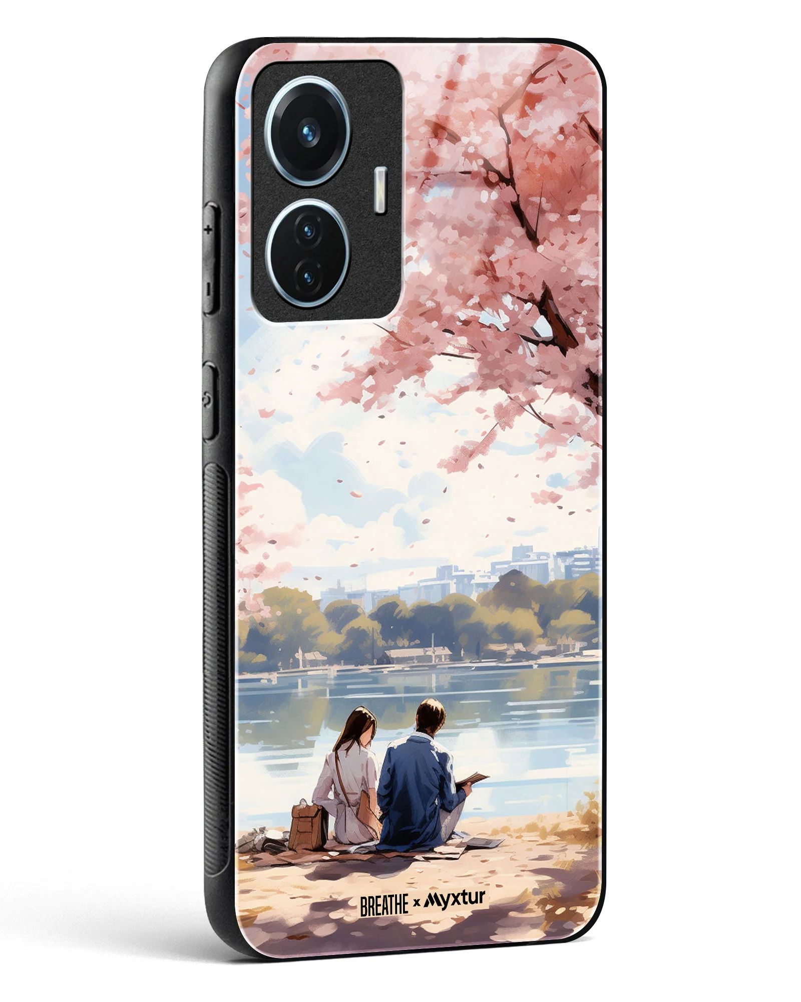 Sakura Serenade [BREATHE] Glass Case Phone Cover (Vivo) - Image 166