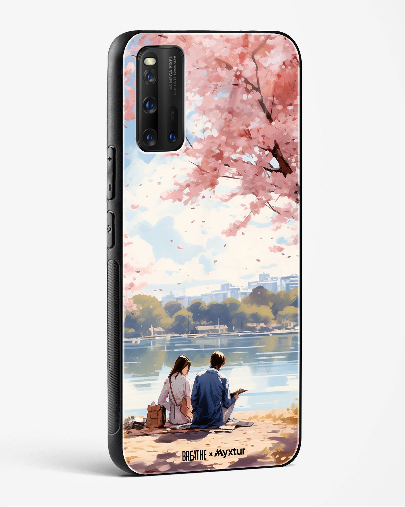 Sakura Serenade [BREATHE] Glass Case Phone Cover (Vivo) - Image 40