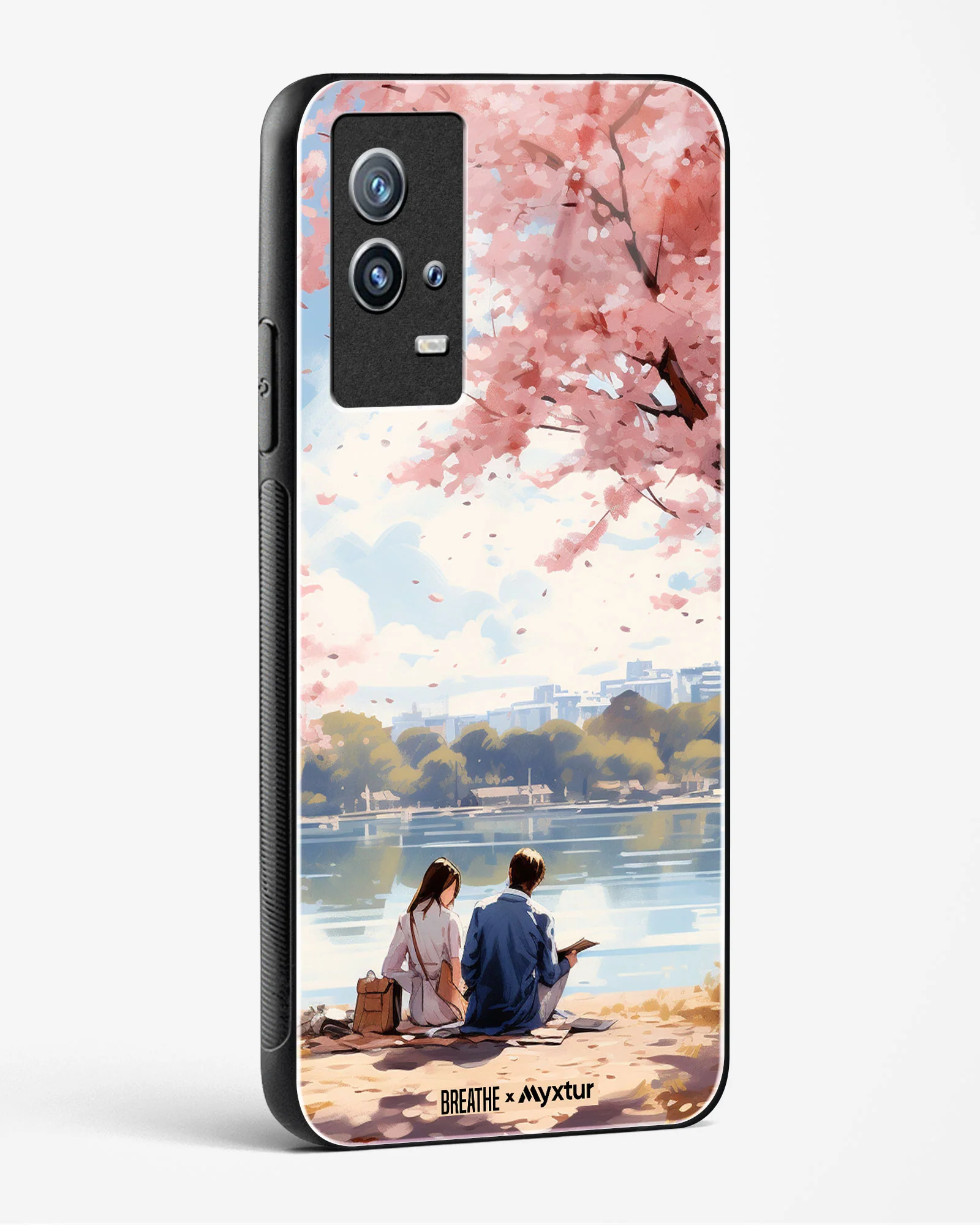 Sakura Serenade [BREATHE] Glass Case Phone Cover (Vivo) - Image 46