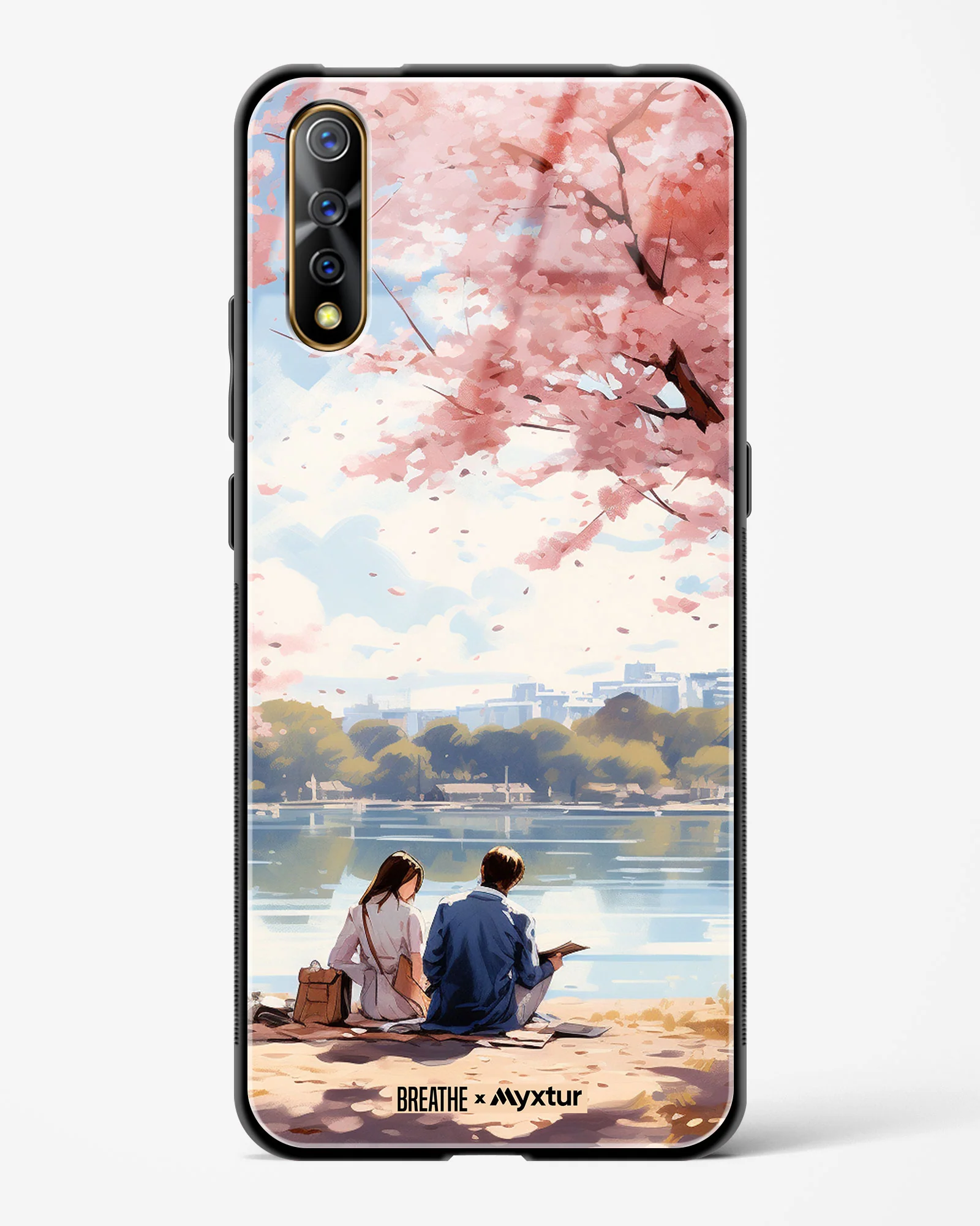 Sakura Serenade [BREATHE] Glass Case Phone Cover (Vivo) - Image 53