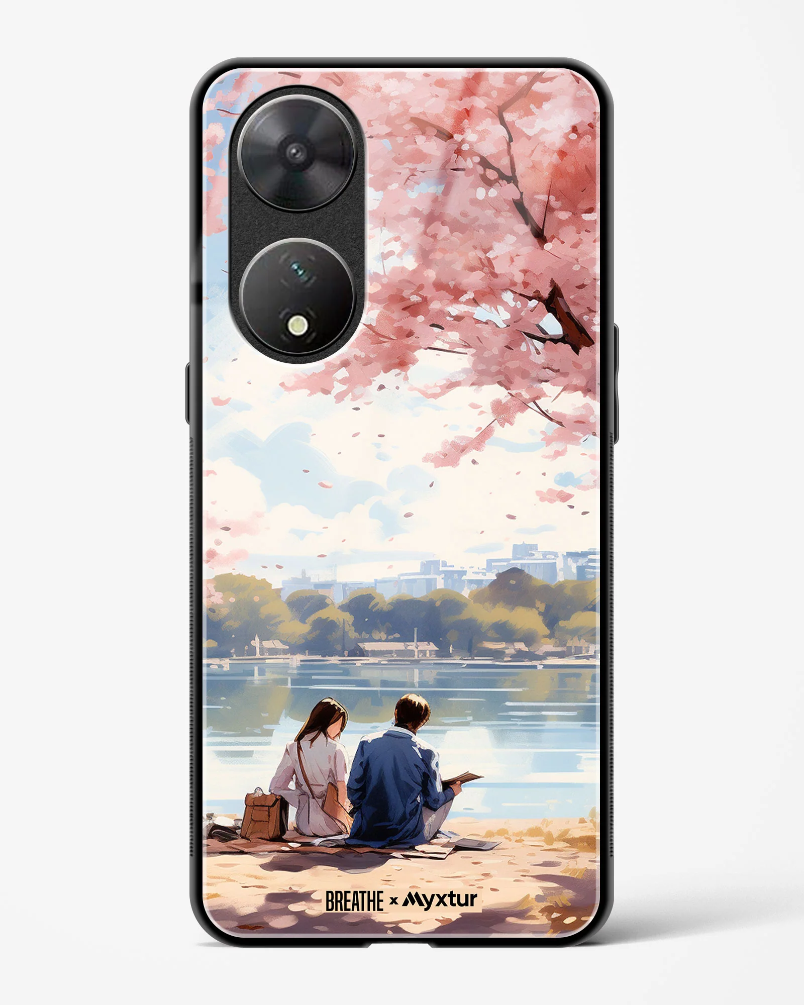 Sakura Serenade [BREATHE] Glass Case Phone Cover (Vivo) - Image 63