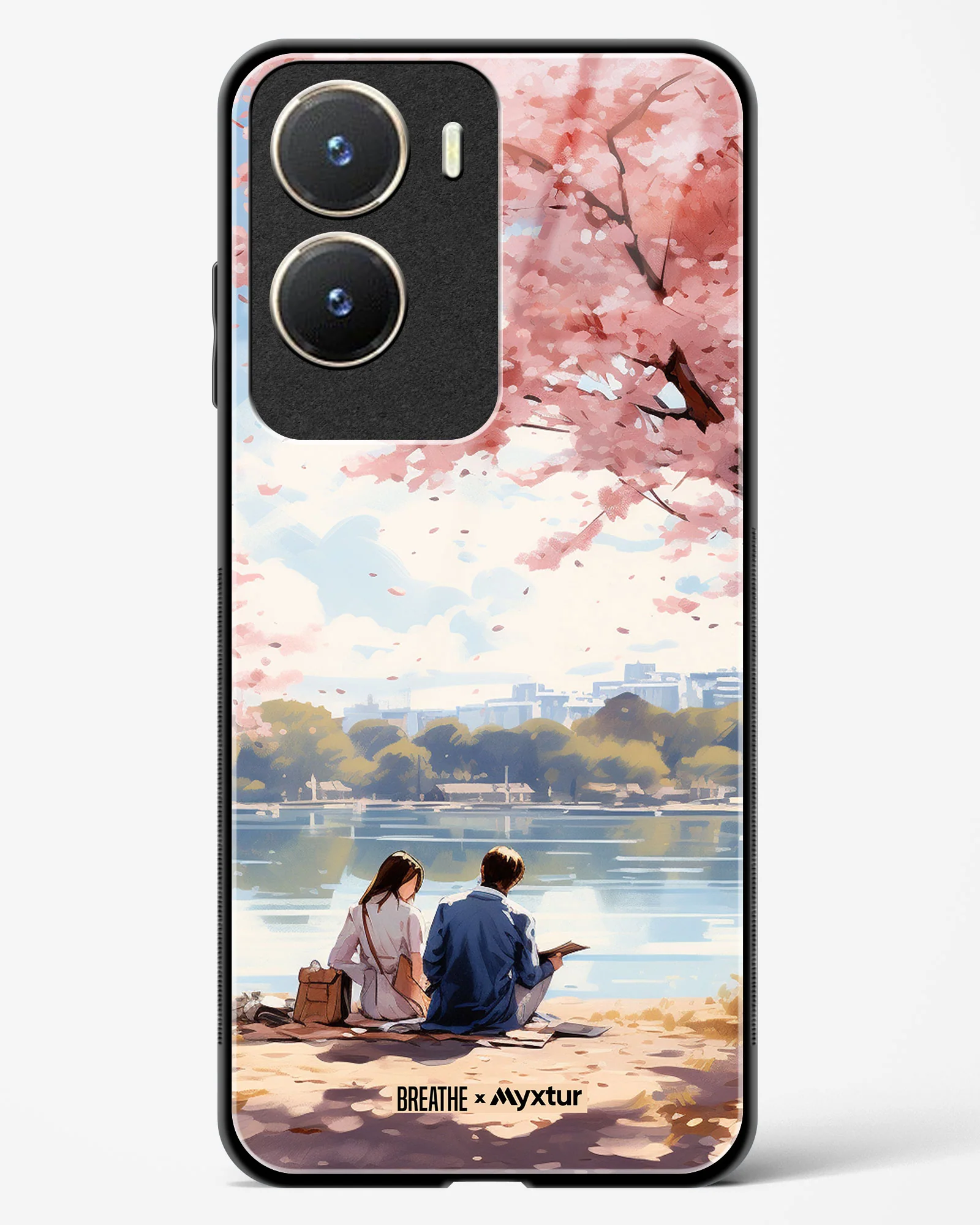 Sakura Serenade [BREATHE] Glass Case Phone Cover (Vivo) - Image 67