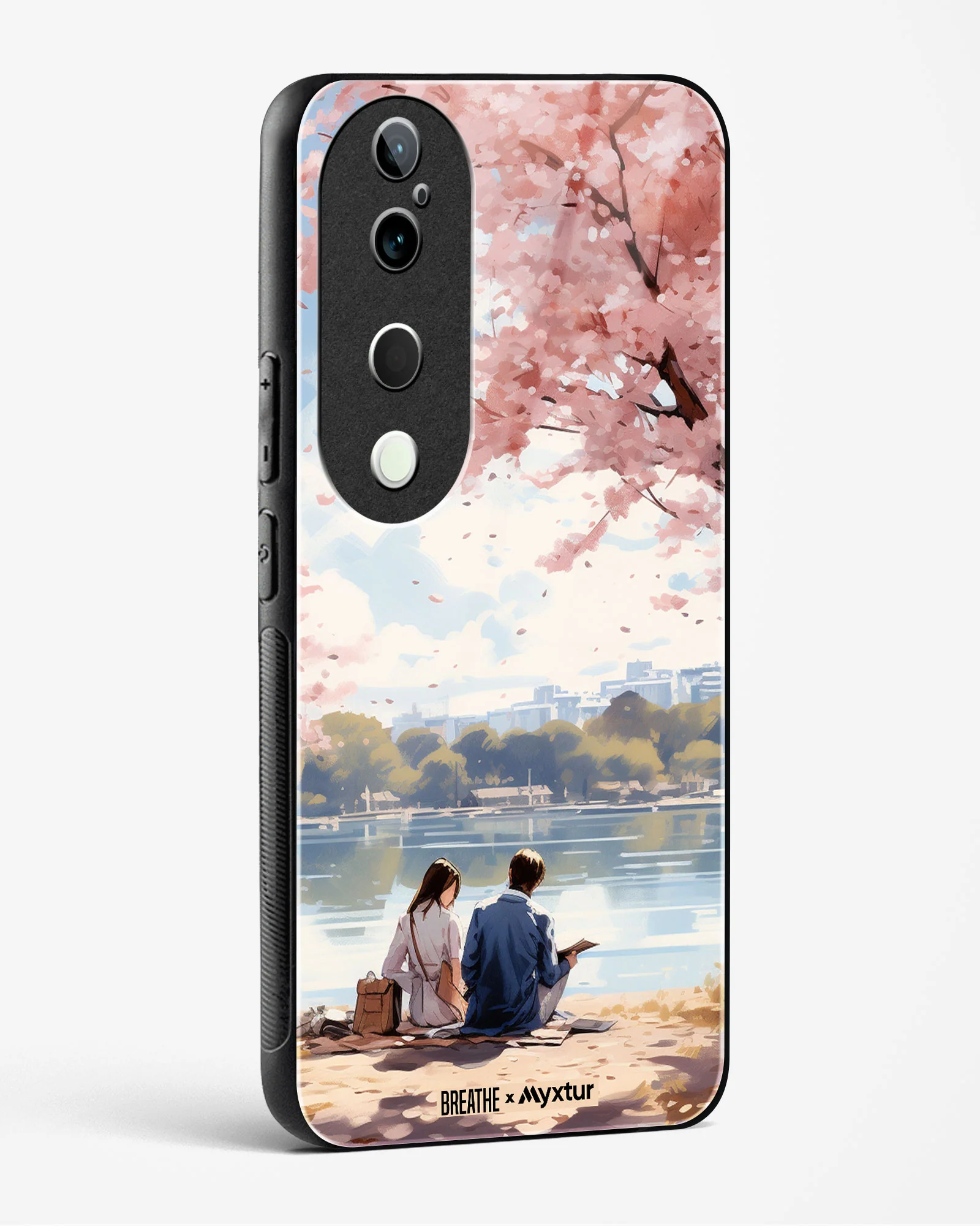 Sakura Serenade [BREATHE] Glass Case Phone Cover (Vivo) - Image 72