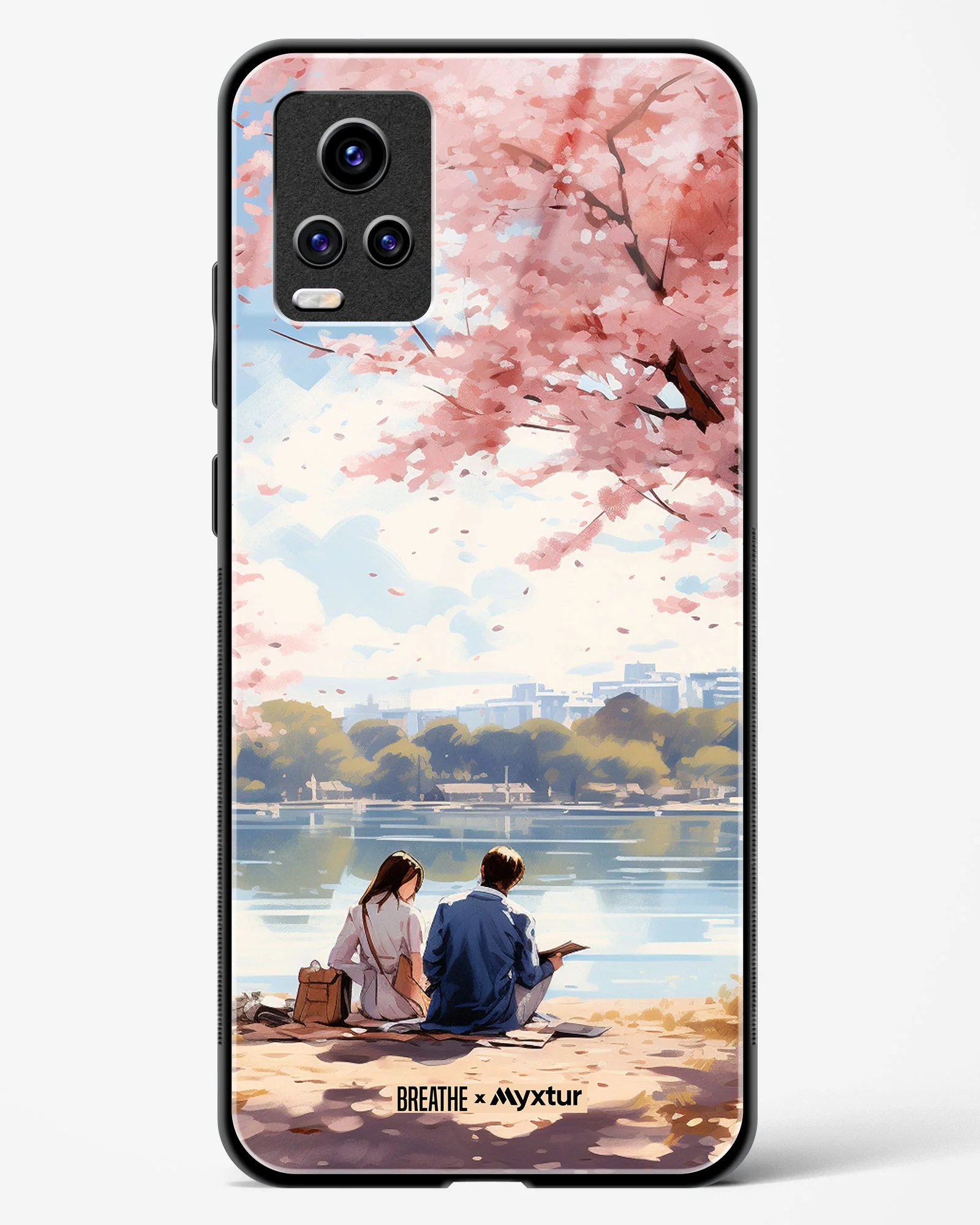 Sakura Serenade [BREATHE] Glass Case Phone Cover (Vivo) - Image 83