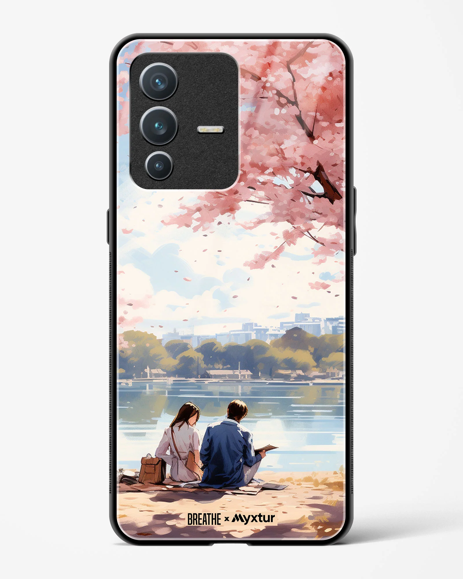 Sakura Serenade [BREATHE] Glass Case Phone Cover (Vivo) - Image 93