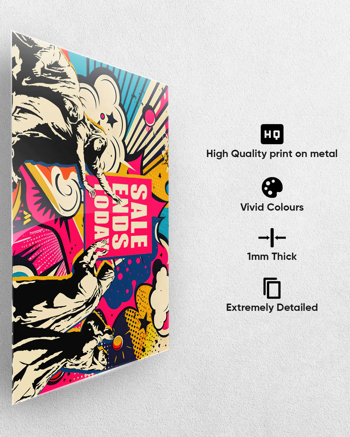 Sale Ends Today in Graffiti Metal-Poster - Image 4
