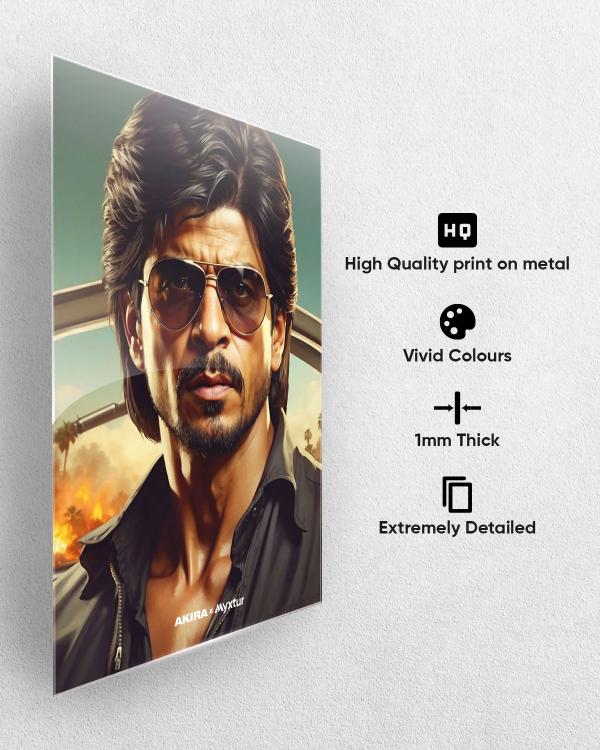 Shah Rukh City [AKIRA] Metal-Poster - Image 4