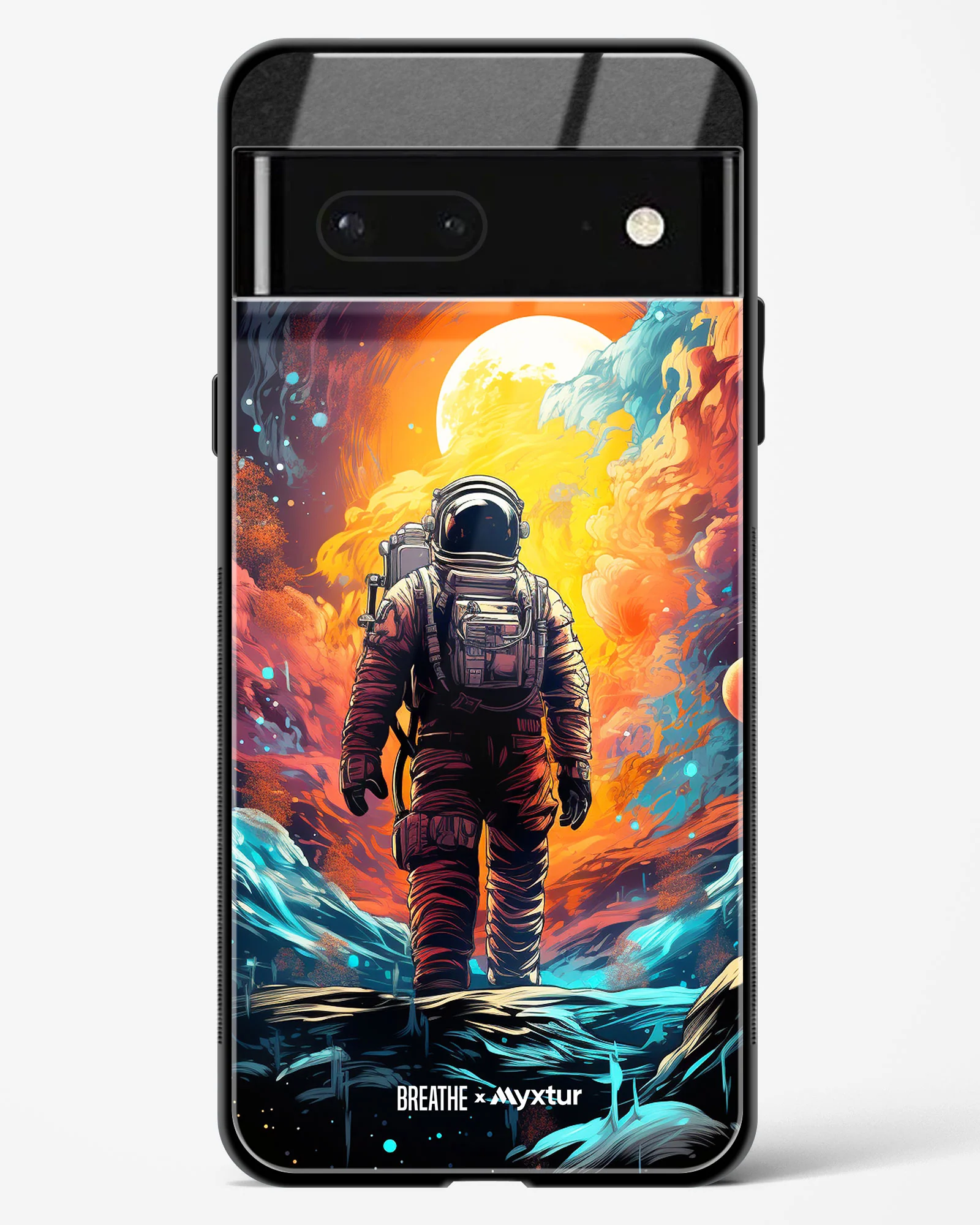 Technicolor Space Adventure [BREATHE] Glass Case Phone Cover (Google) - Image 11