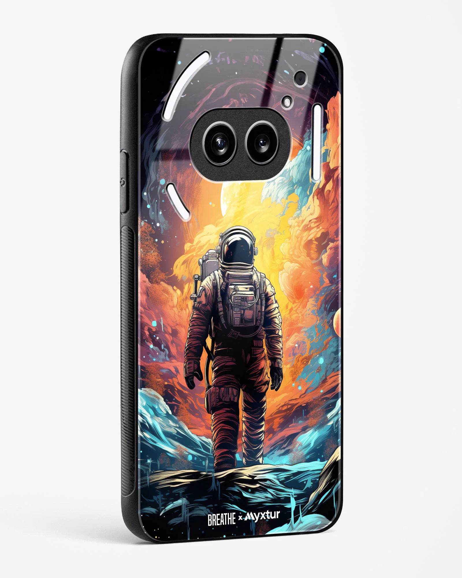 Technicolor Space Adventure [BREATHE] Glass Case Phone Cover (Nothing) - Image 10
