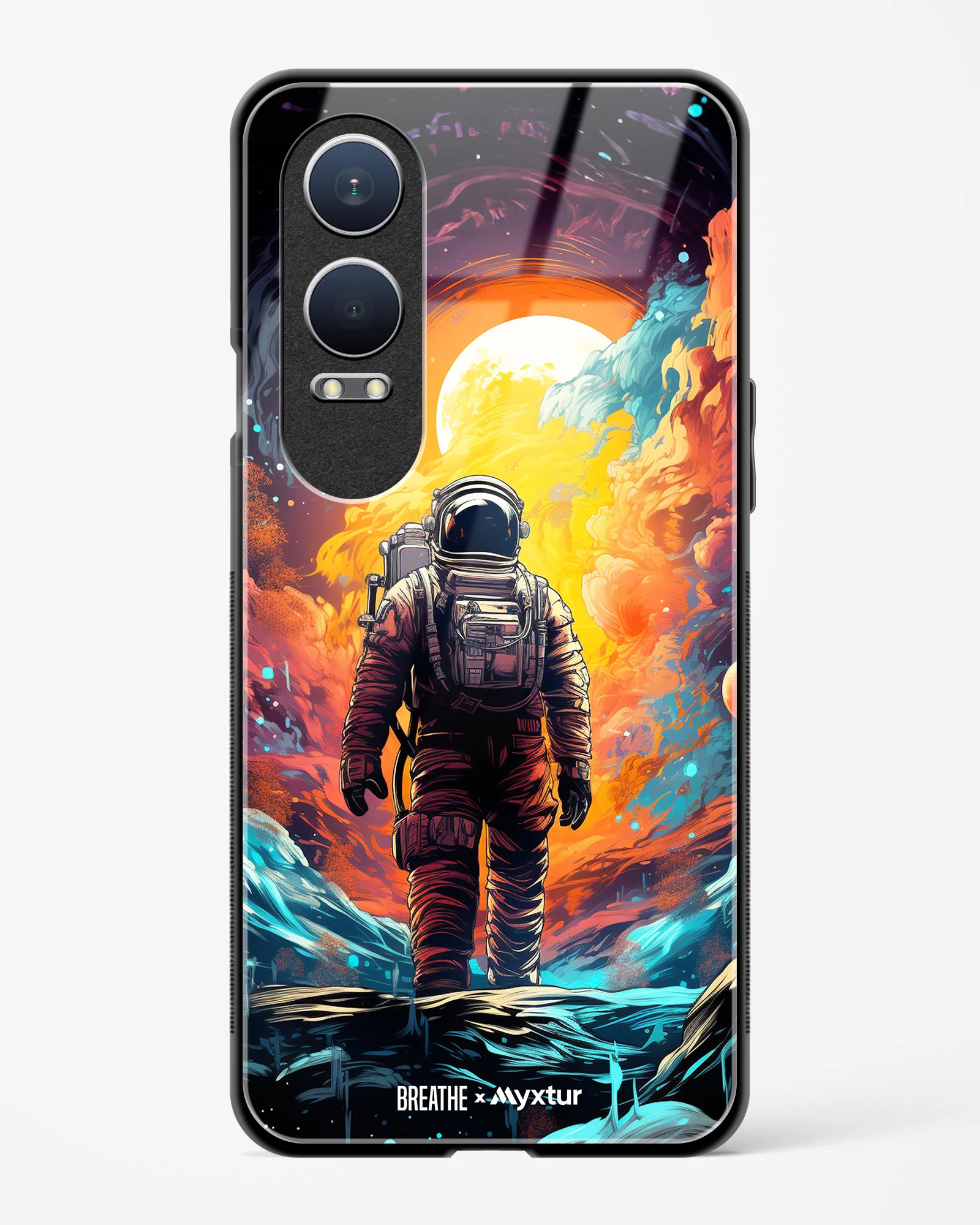 Technicolor Space Adventure [BREATHE] Glass Case Phone Cover (OnePlus) - Image 67