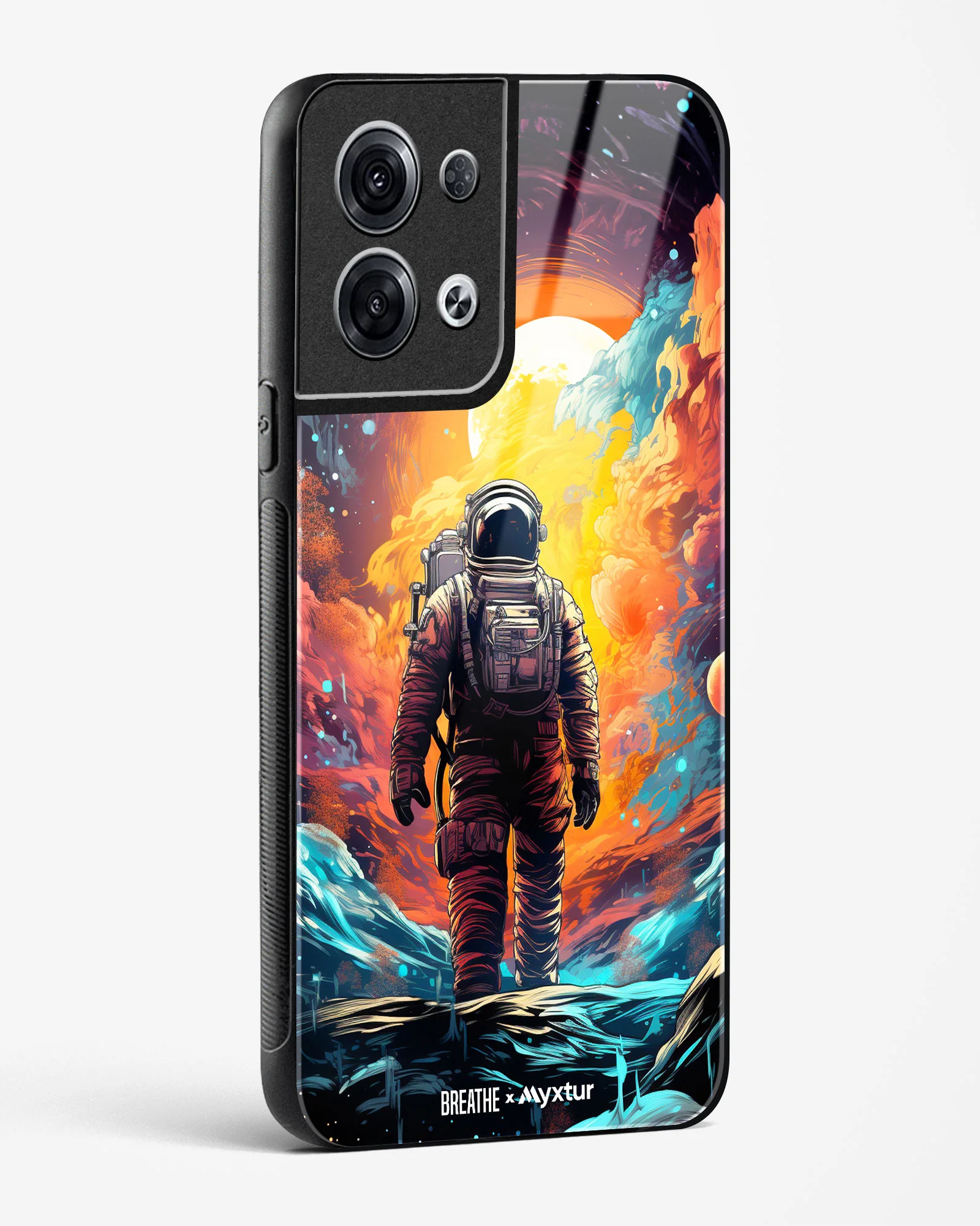 Technicolor Space Adventure [BREATHE] Glass Case Phone Cover (Oppo) - Image 118