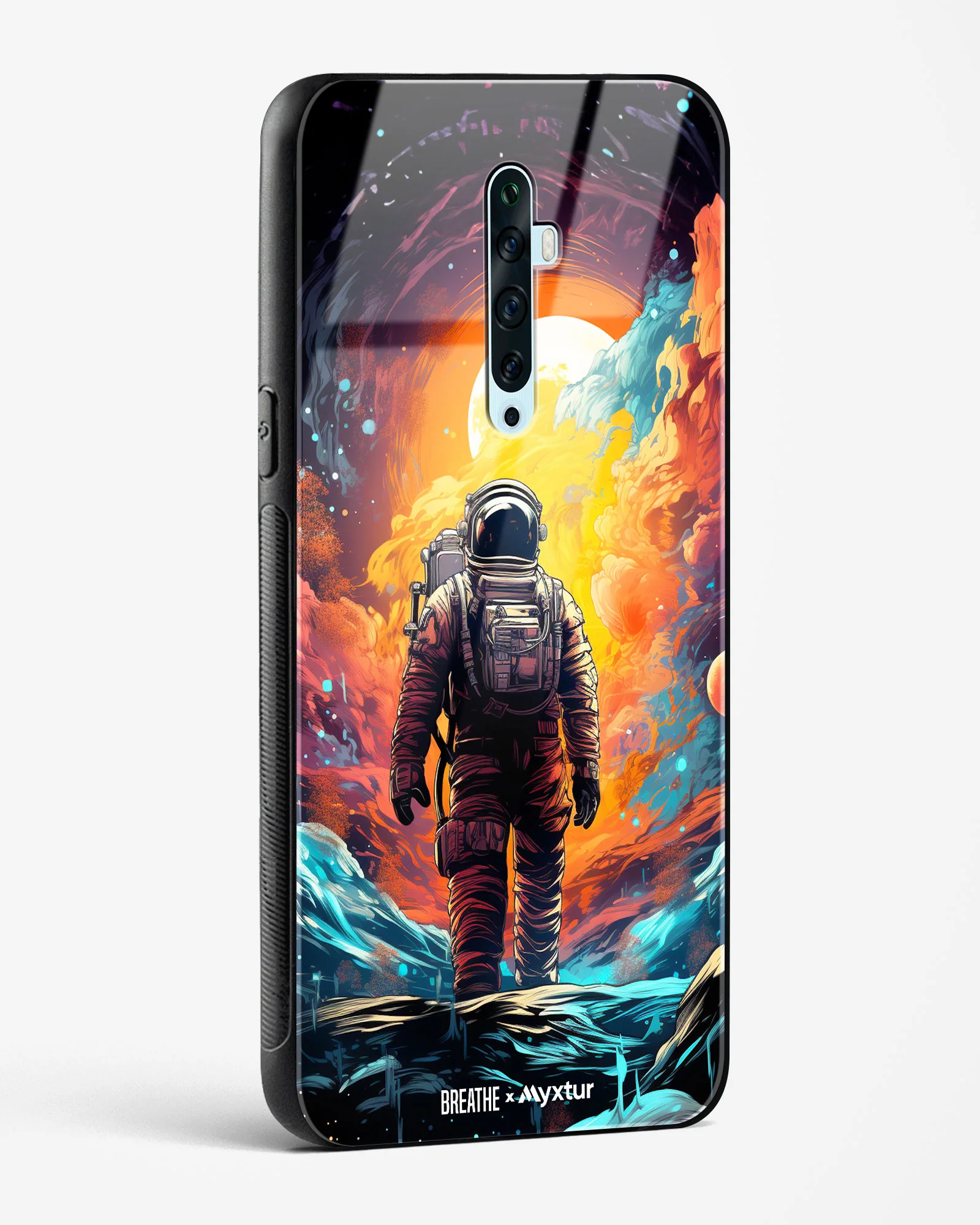 Technicolor Space Adventure [BREATHE] Glass Case Phone Cover (Oppo) - Image 88