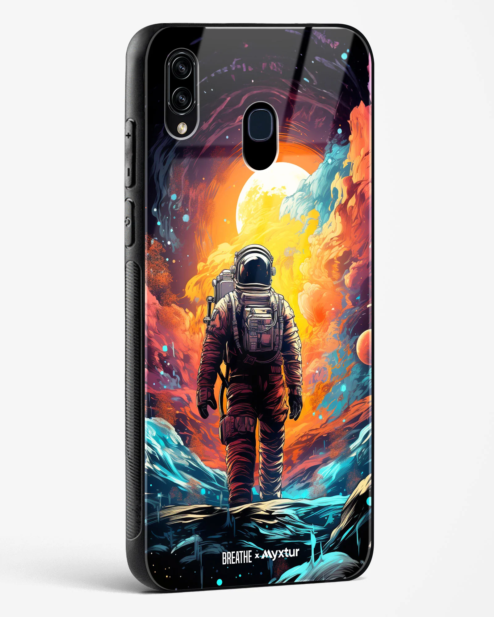 Technicolor Space Adventure [BREATHE] Glass Case Phone Cover (Samsung) - Image 36