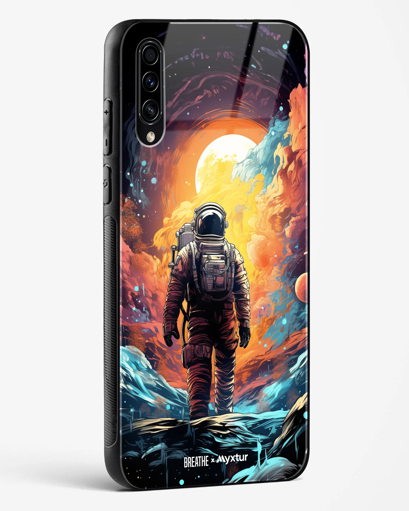 Technicolor Space Adventure [BREATHE] Glass Case Phone Cover (Samsung) - Image 72