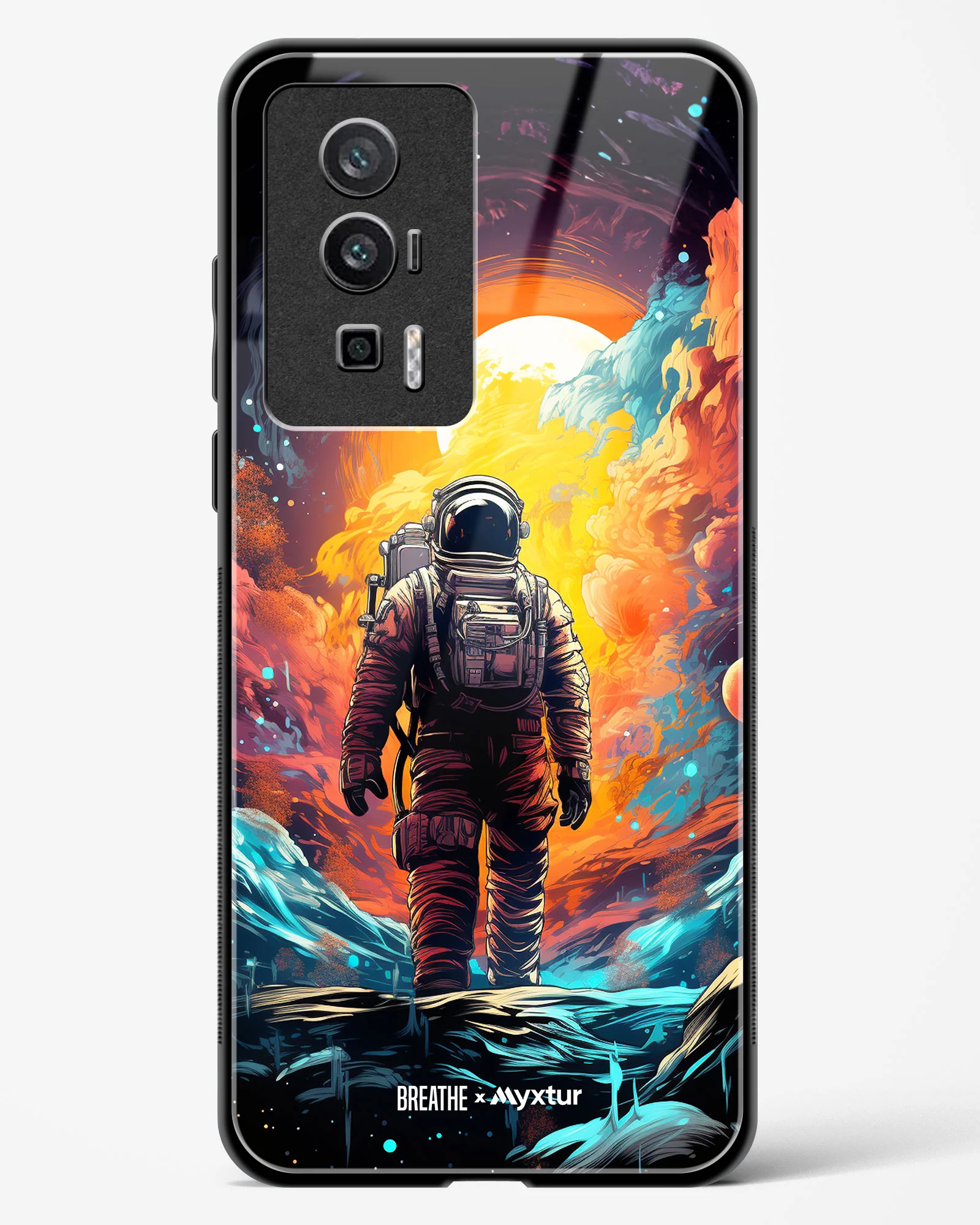 Technicolor Space Adventure [BREATHE] Glass Case Phone Cover (Xiaomi) - Image 89