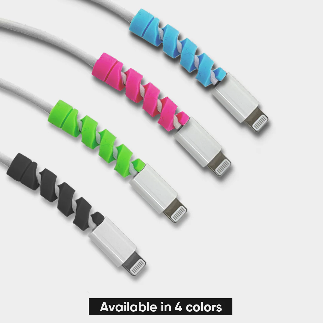 Universal Cable Protectors (Pack of Two) --Pink - Image 4