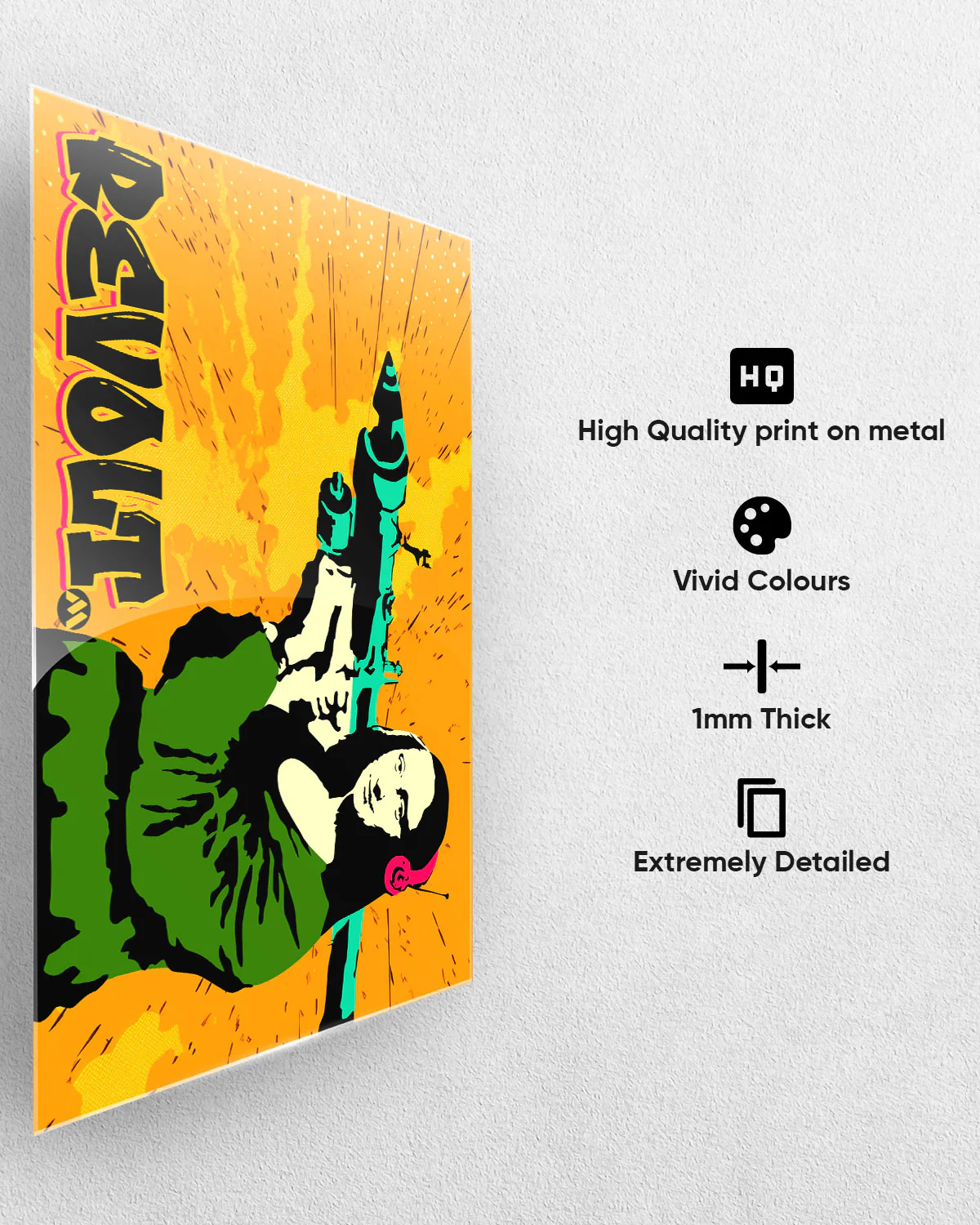 When Mona Lisa Revolts Metal-Poster - Image 4