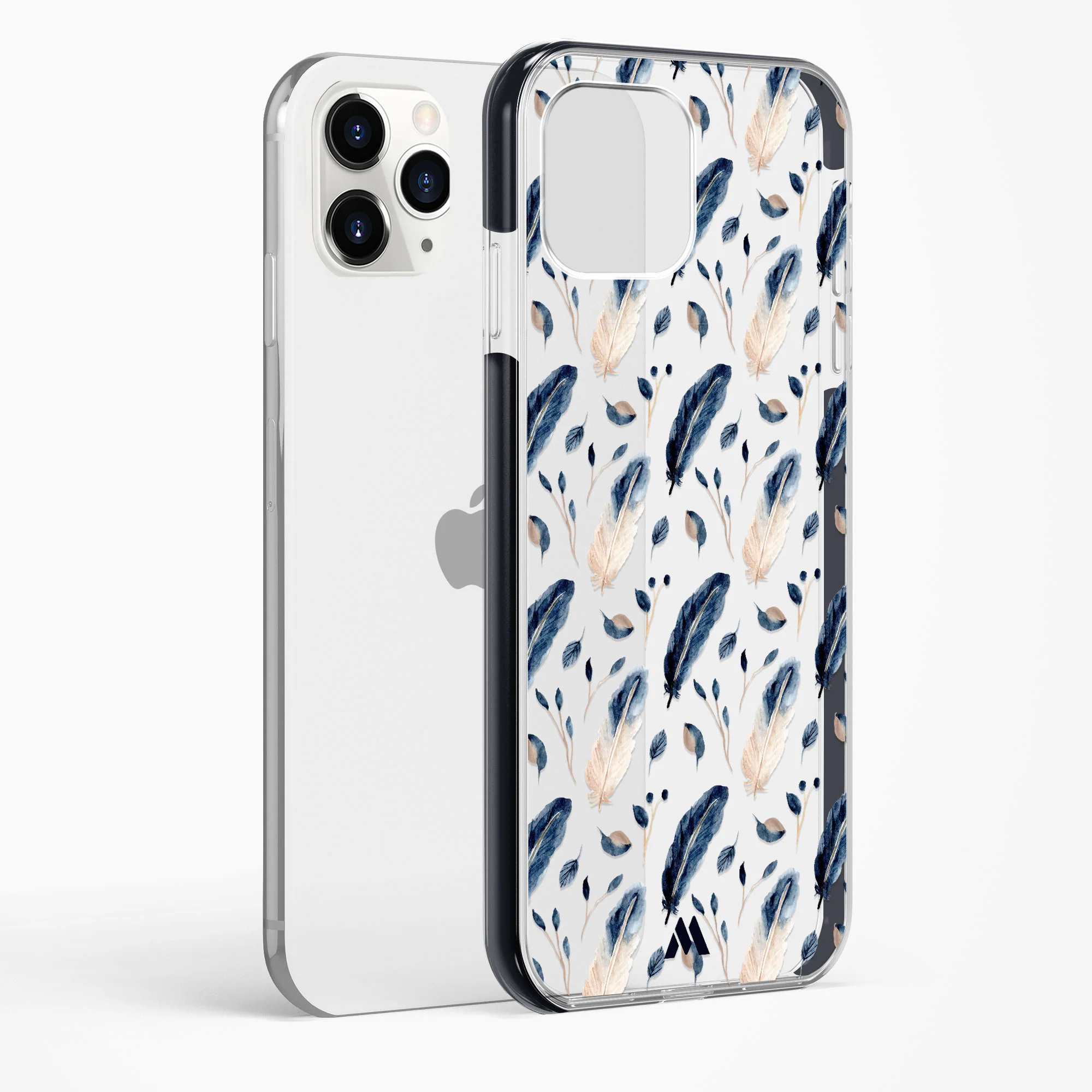 Painted Willow Bird Feathers Impact Drop Protection Case (Apple) - Image 6