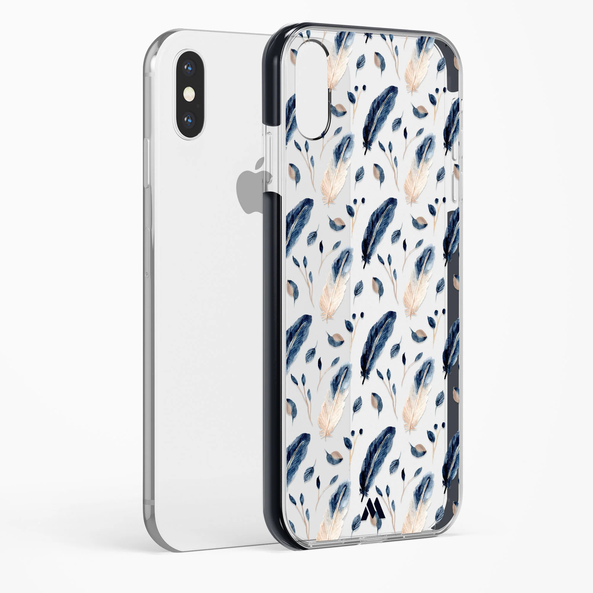 Painted Willow Bird Feathers Impact Drop Protection Case (Apple) - Image 86